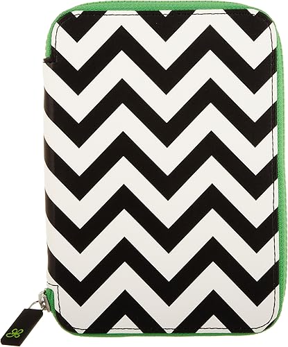 Miniatura 5 de PUNCHCASE By Leslie Hsu Ace - Cubierta con cremallera, cheurón negroblanco (se adapta a Kindle, Paperwhite y Touch)