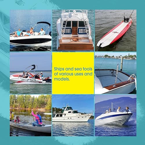 Miniatura 4 de Kit de reparación de fibra de vidrio marino para barcos - Kit de reparación de capa de gel para barcos, kit de resina de fibra de vidrio y