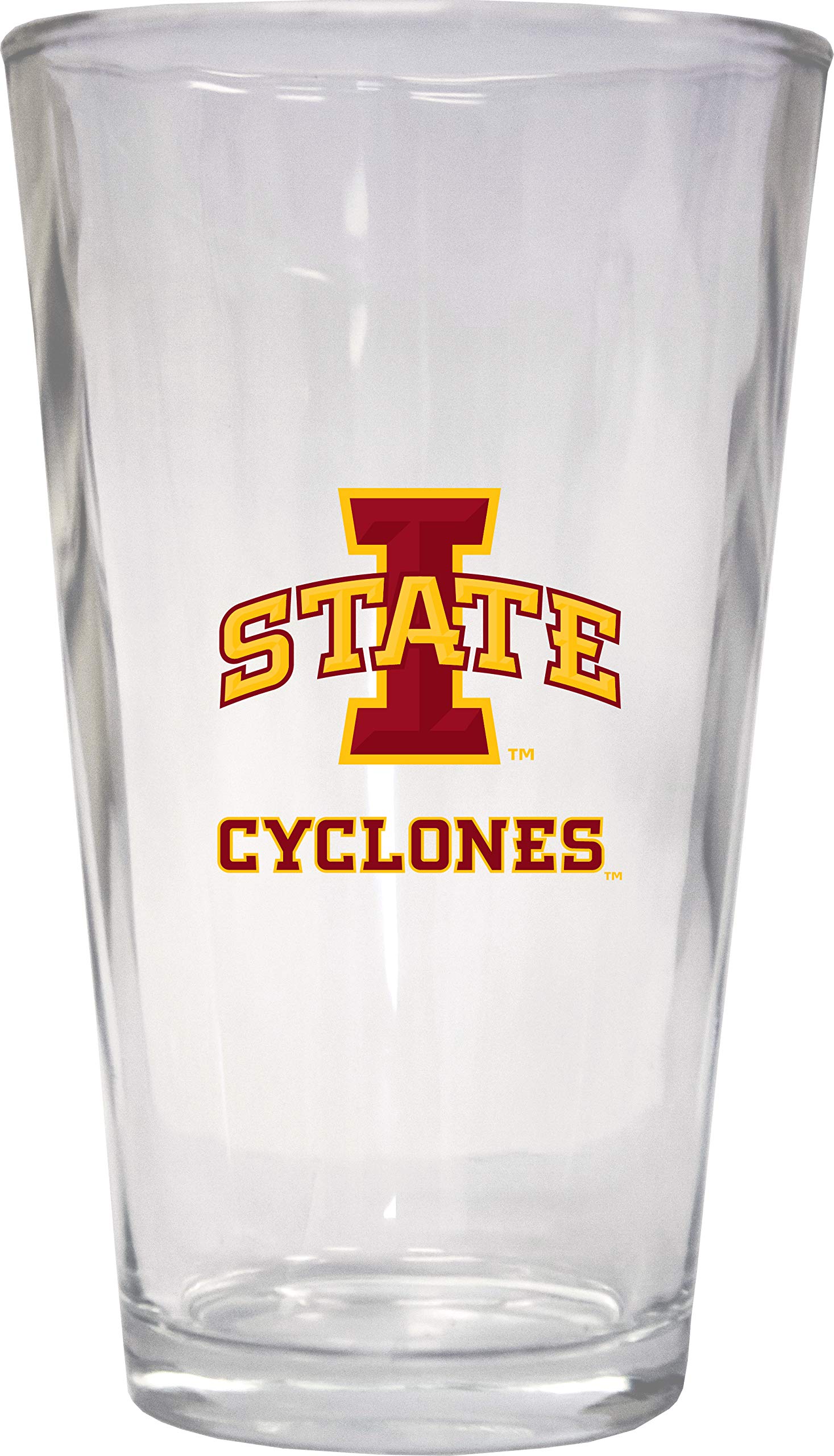 R and R Imports Iowa State Cyclones 16 oz Pint Glass Officially Licensed Collegiate Product