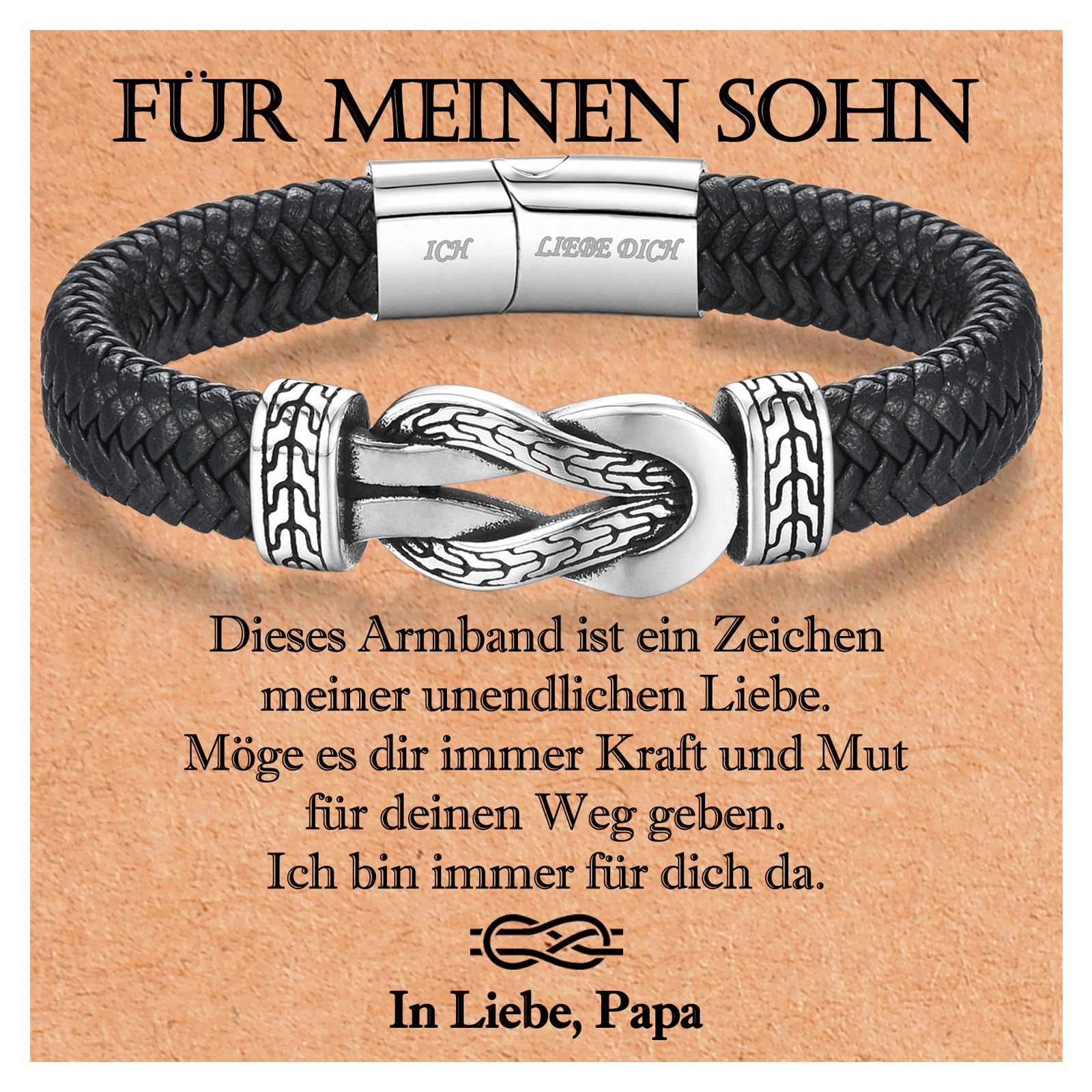 USEEDOVIA Unendlichkeitszeichen Armband für Tochter, Infinit