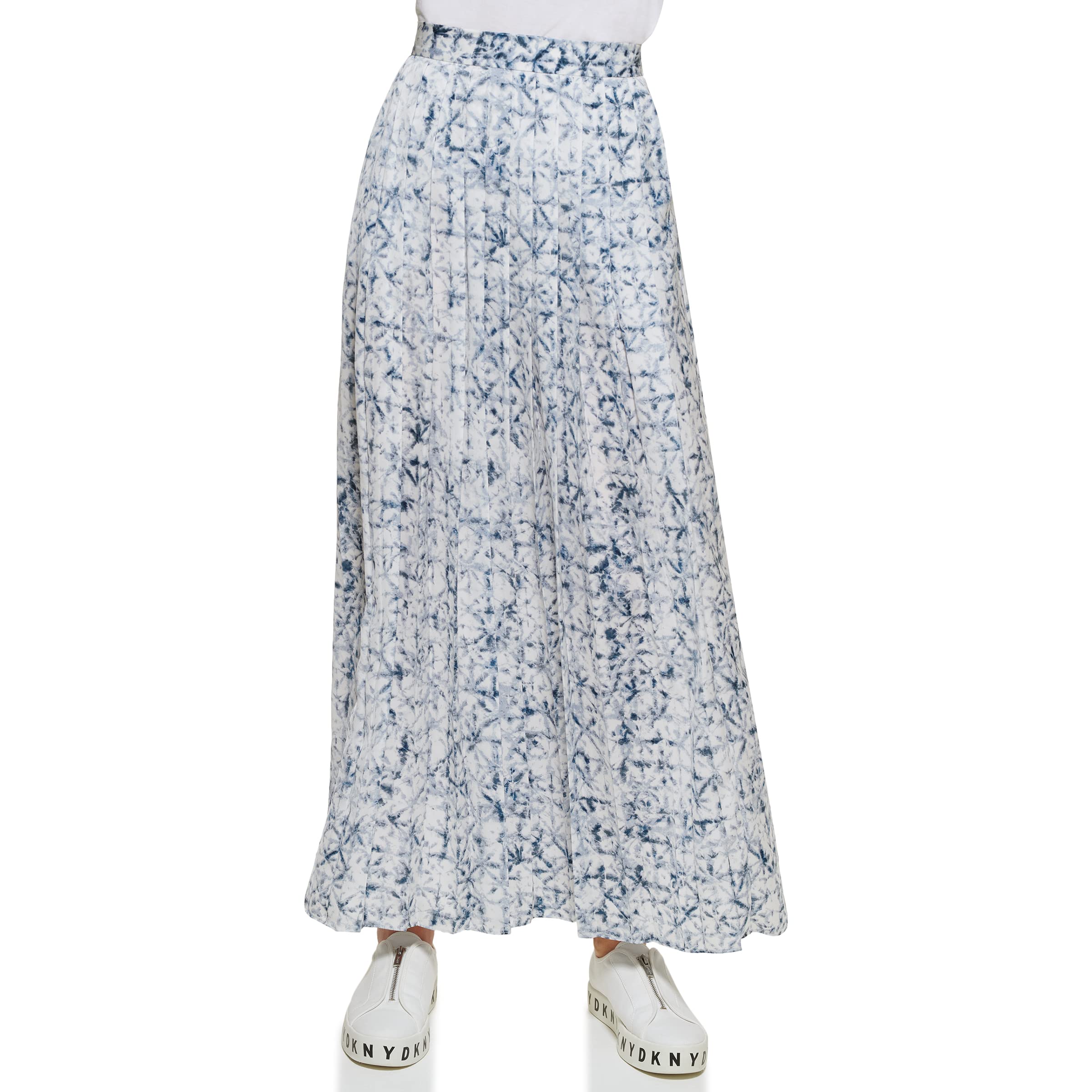 DKNY Plissettata con Gonna rialzata per Tutti i Giorni Donna