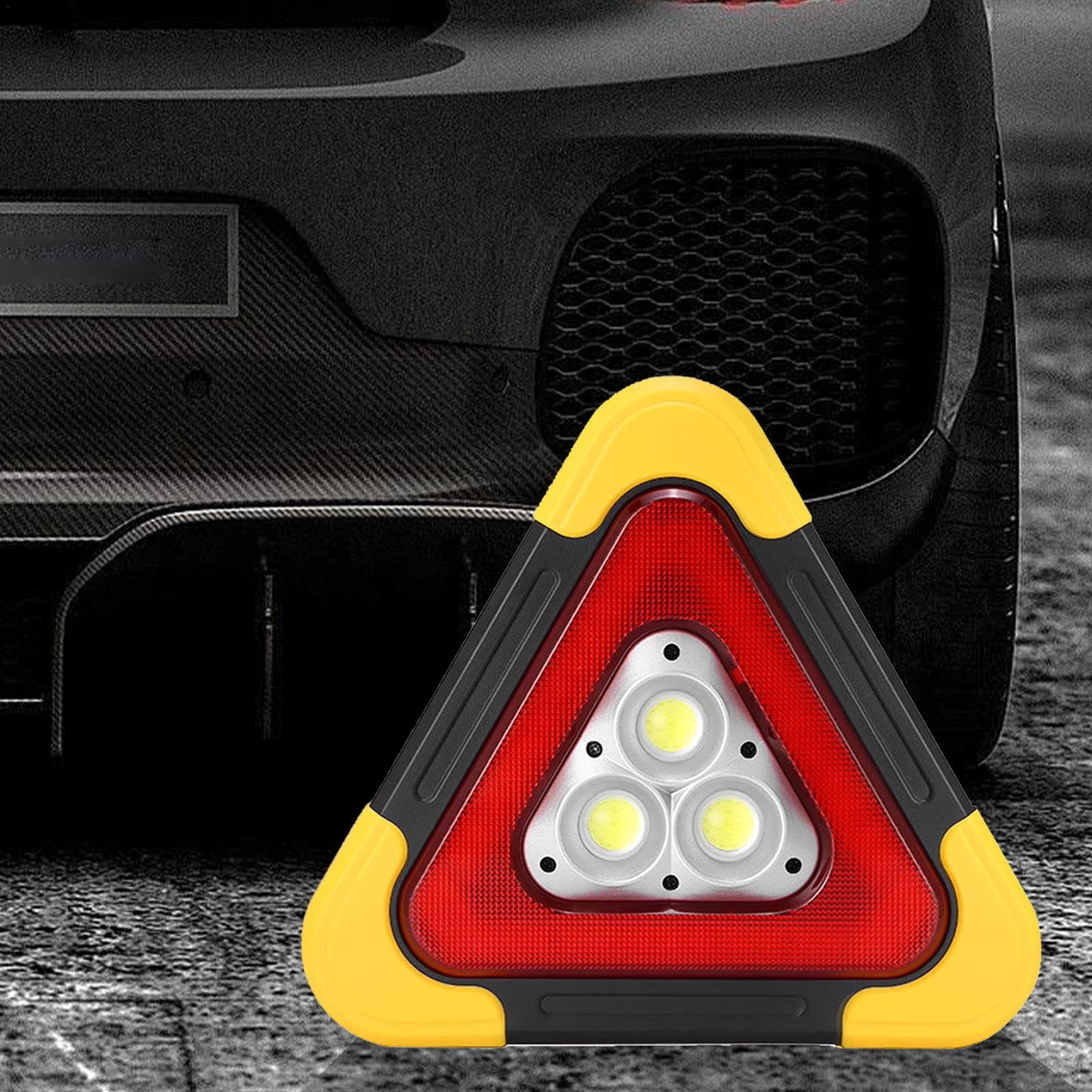 HEALSOPTHY 3 Stuks Delige LED Verkeersveiligheidsstaven Rood