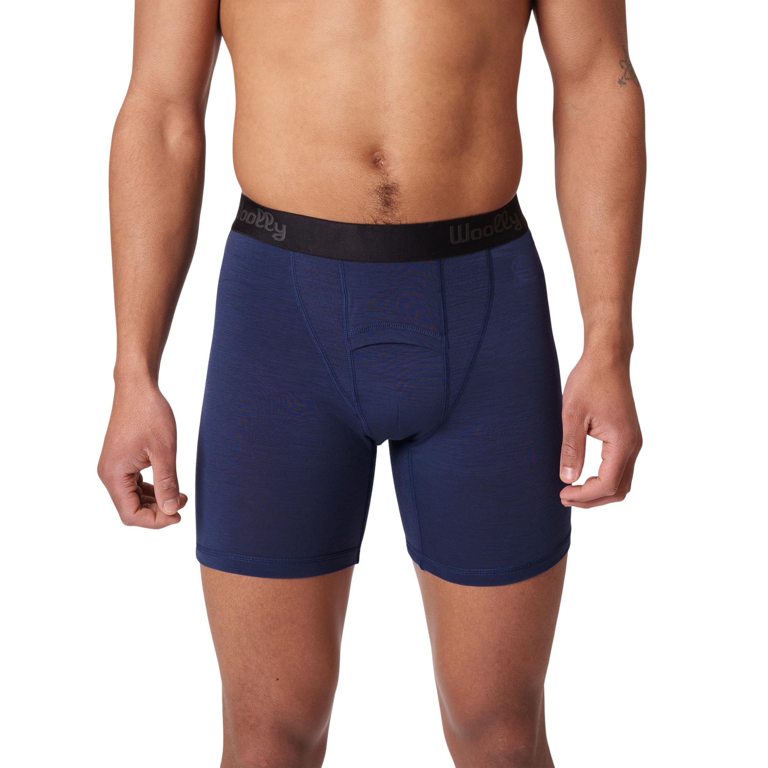 Woolly Men's 100% Merino Wool Active Boxers for Everyday, RWS Certified