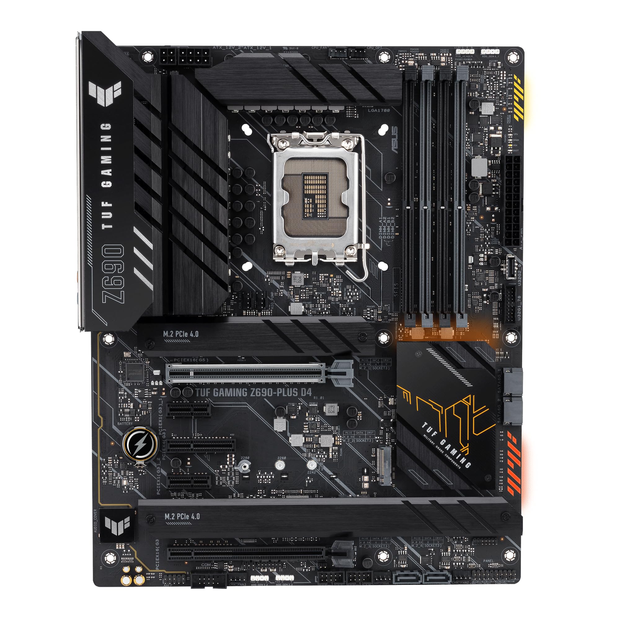 ASUS TUF Gaming Z690-PLUS D4 LGA 1700 ATX Motherboard, 15 DrMOS