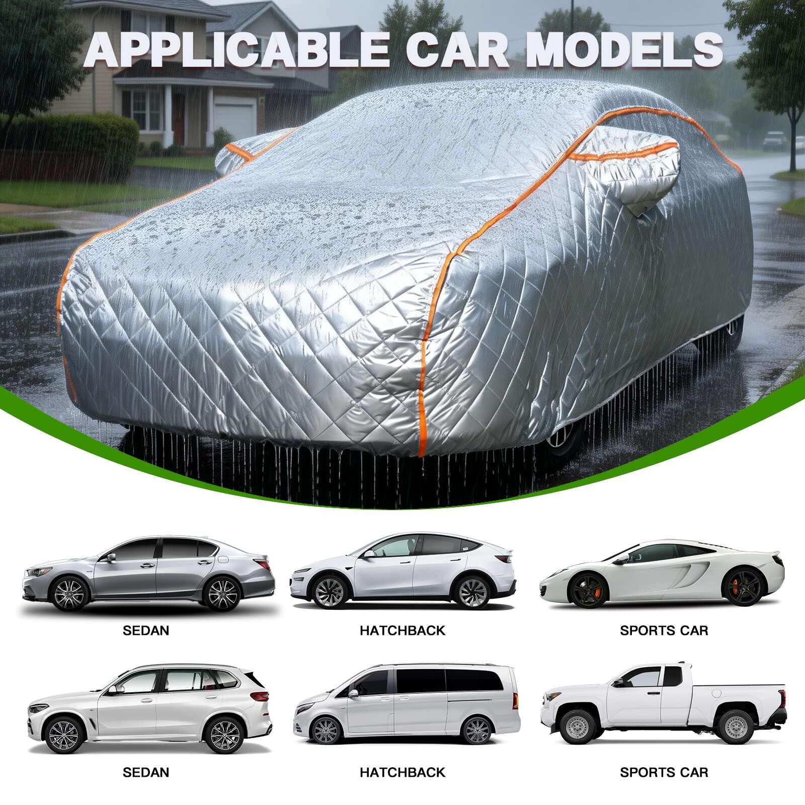 Hagelschutzplane Auto für Mercedes SL R129 1989-2002,Verdickter Hagelschutz Auto Autoabdeckung Hagelschutz PKW Hagelschutzgarage für Hagel Sonne Regen Schutz