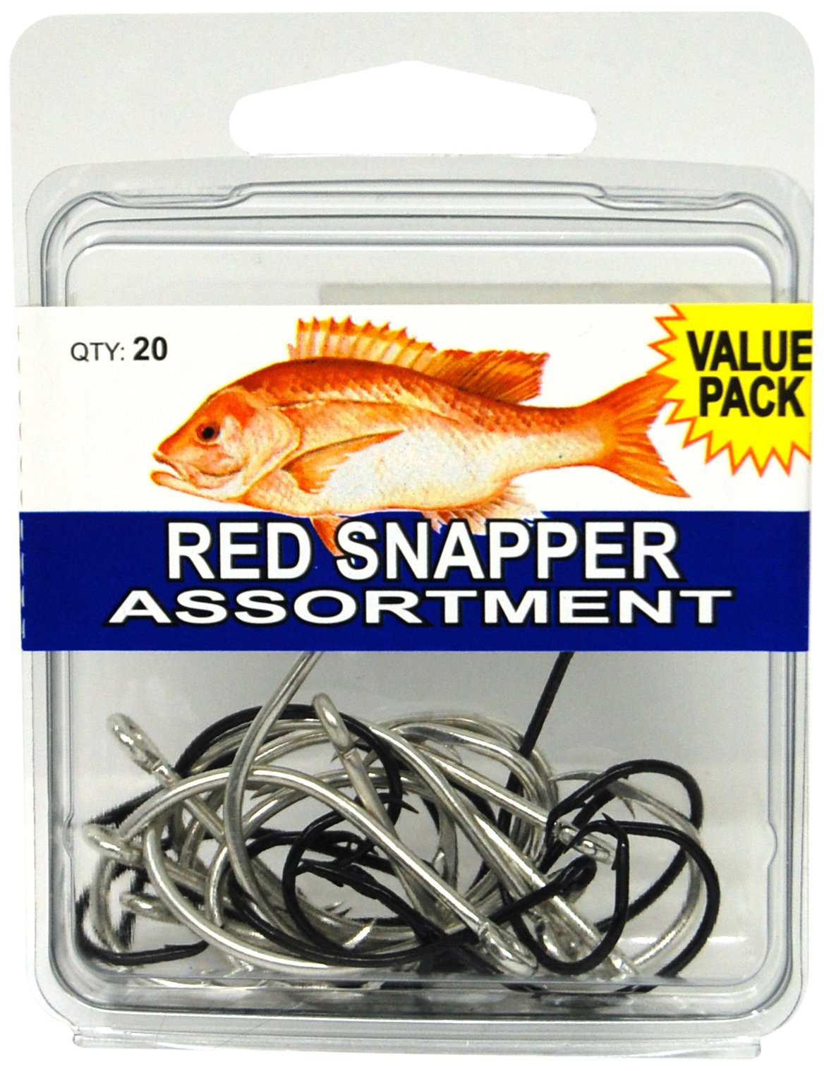 Eagle Claw SPRDSNPW Red Snapper Species Assistant Non-EC Hook, Clam Finish, One Size