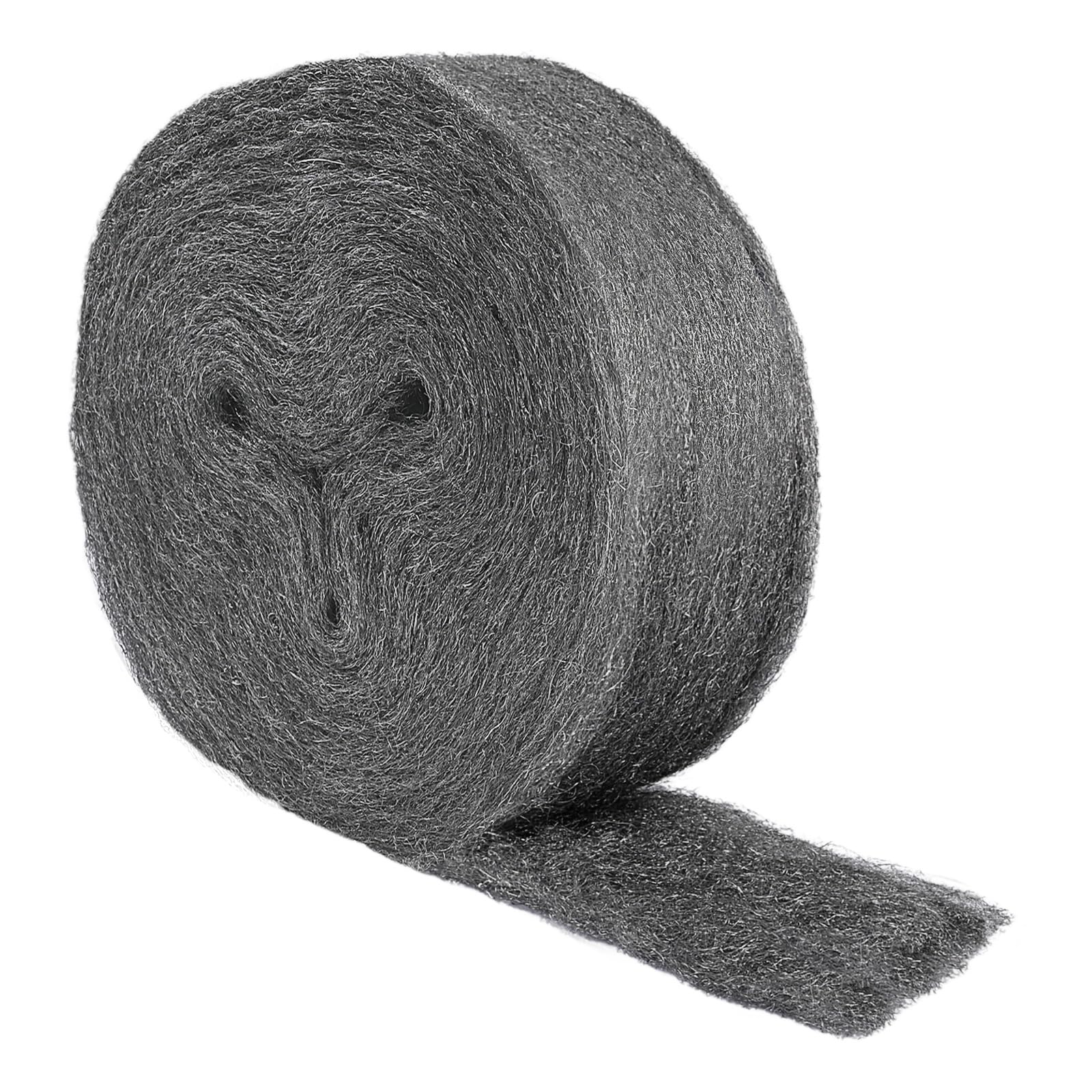 MOGRQAP 20M 000 Steel Wire Wool Against Mouse and Rats, 000 Grade Metal Polishing Steel Wool Rodent Stop Effective Mouse Repellent for Holes, Wall Cracks, Ventilation Grilles, Cleaning and Polishing