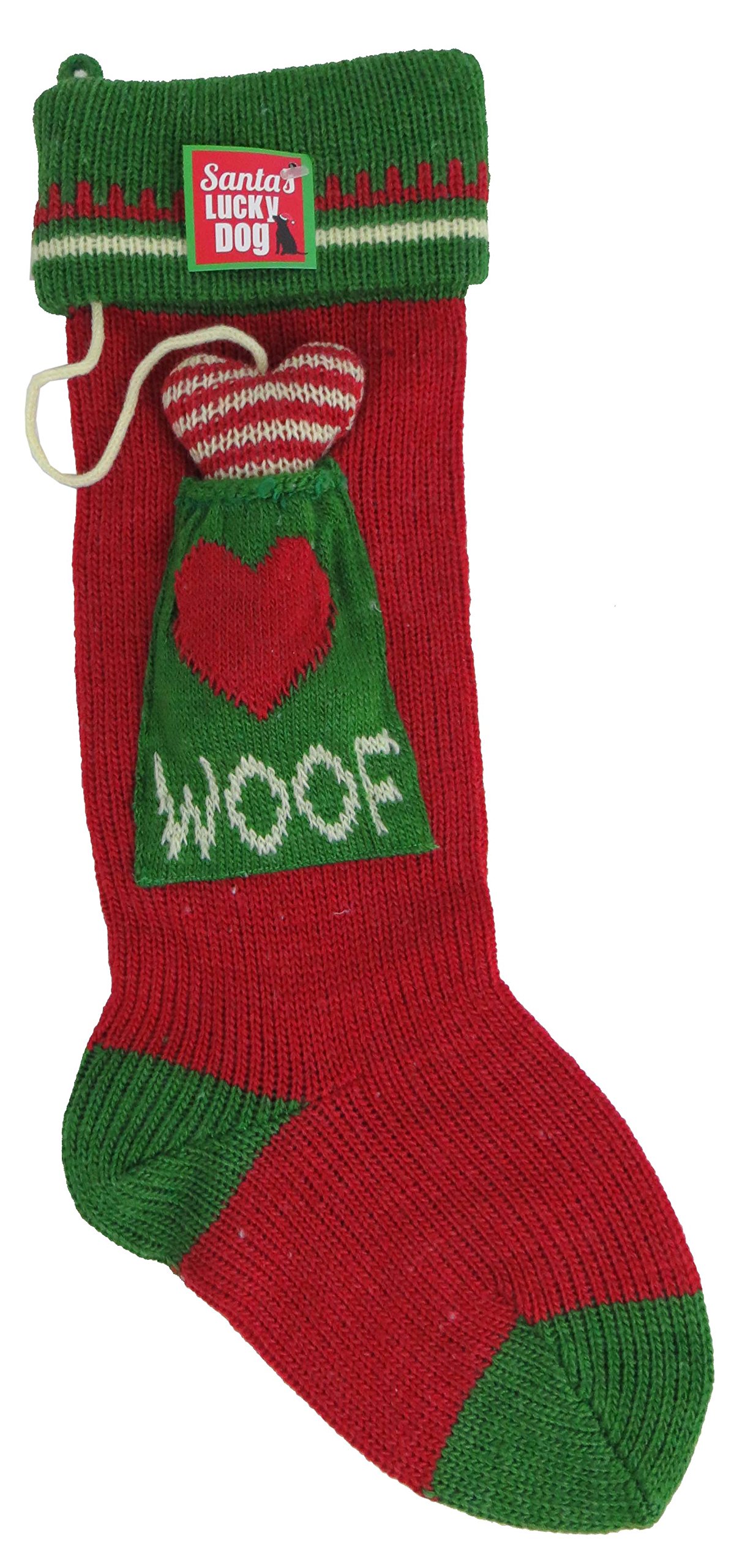 Pet Woof Dog Christmas Stocking