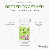 NaturalSlim Good Flora - Probióticos para la salud digestiva, flora intestinal y apoyo inmunológico con probiótico Lactobacillus Acidophilus | 7 potentes cepas probióticas | Sin gluten - 60 cápsulas