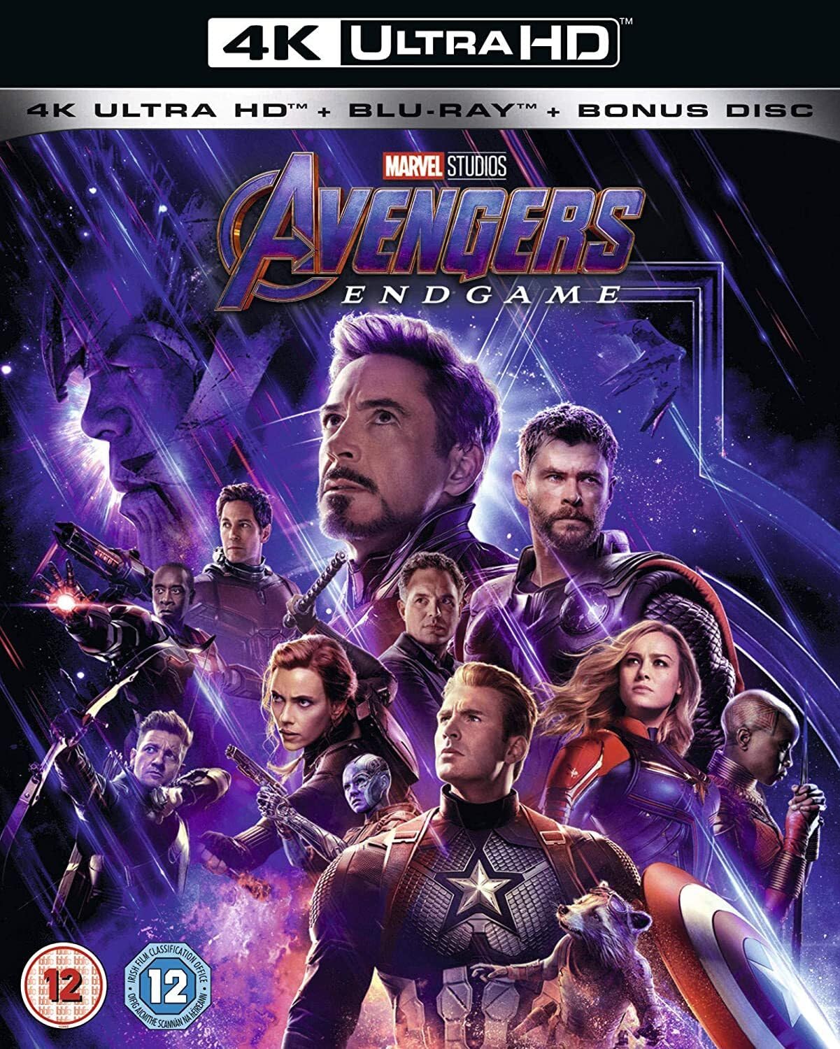 The Avengers Assembled: Complete 4-Movie Collection [2012-2019] [9-Disc Set] [4K UHD + Blu-ray] [Region Free]