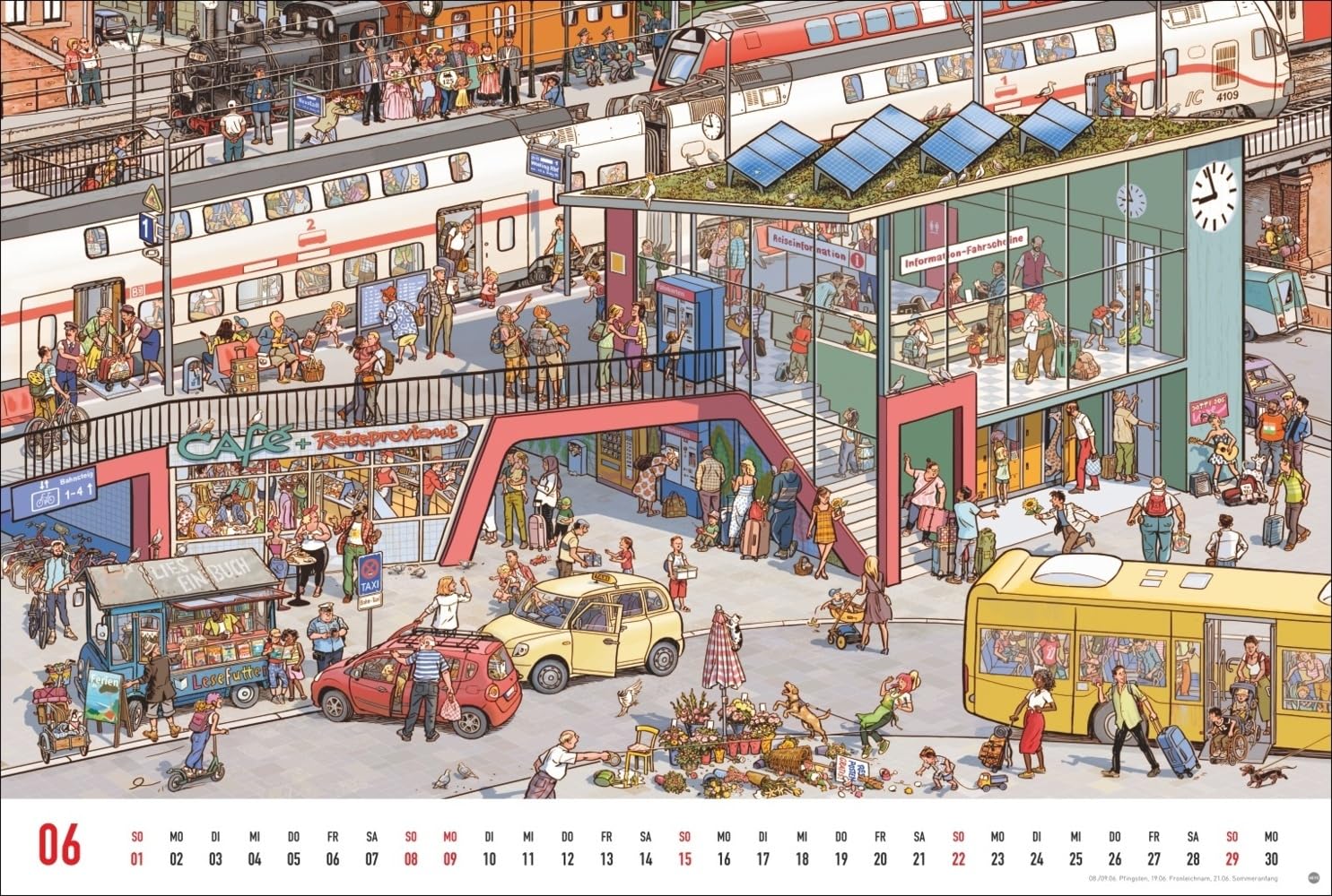 Göbel & Knorr Wimmelbilder Edition Kalender 2025: Großer Wandkalender mit 12 spannenden Wimmelbildern zum Entdecken. Göbel & Knorr Kalender mit Suchbildern für Groß und Klein.