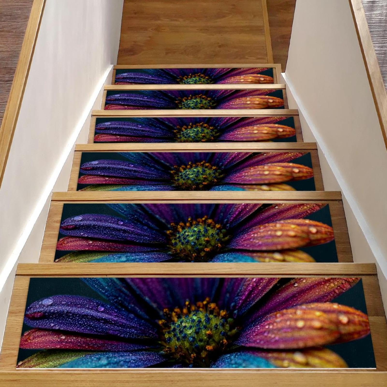 Tapis d'escalier intérieur antidérapant lot 15 marches escalier bois enfant