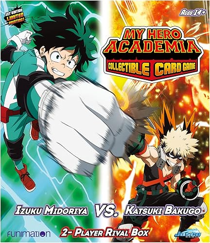Miniatura 2 de My Hero Academia - Juego de cartas coleccionables Izuku Midoriya vs. Katsuki - Barajas rivales para dos jugadores, juego de cartas coleccionables