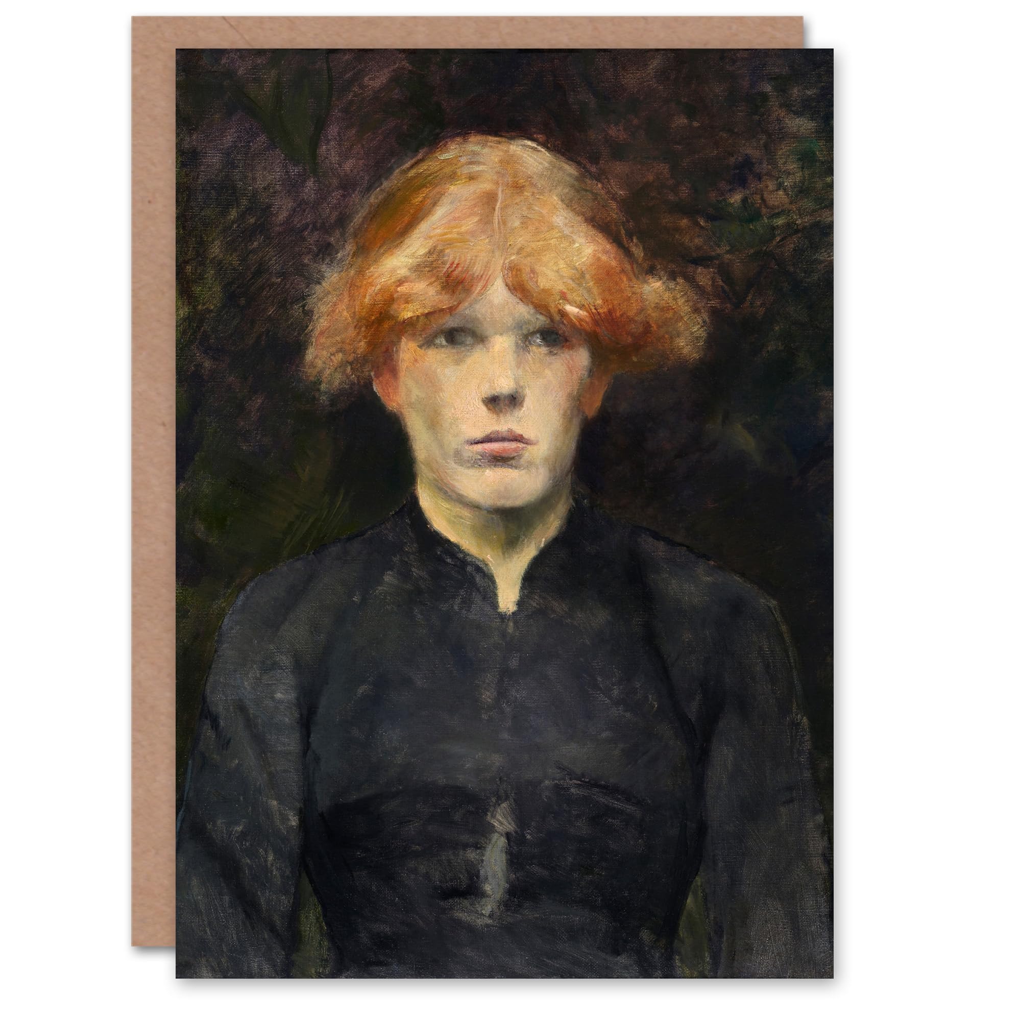 Artery8 Toulouse Lautrec Art Card Portrait of Carmen Gaudin