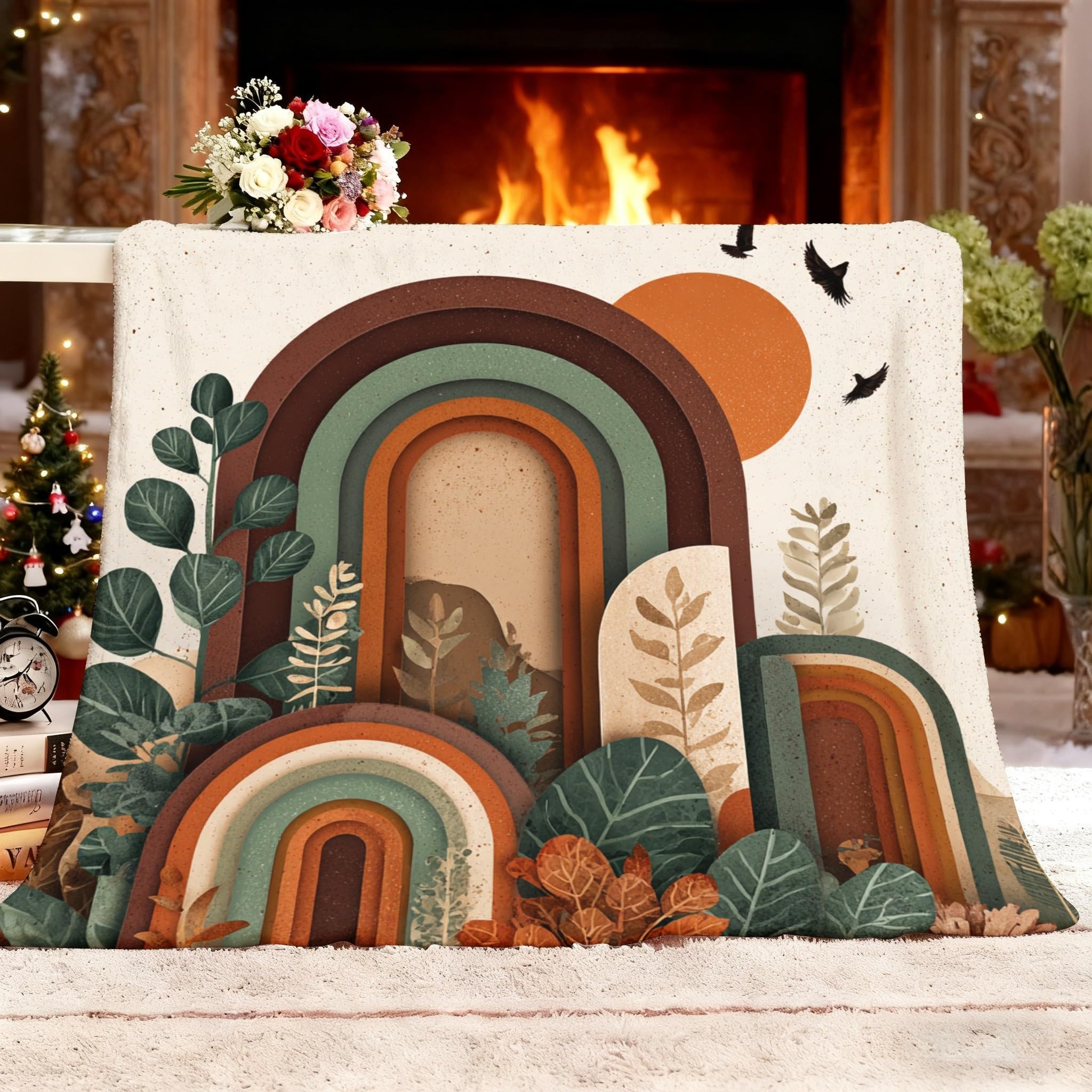 Couverture chaude de canapé style bohème pour vos soirées