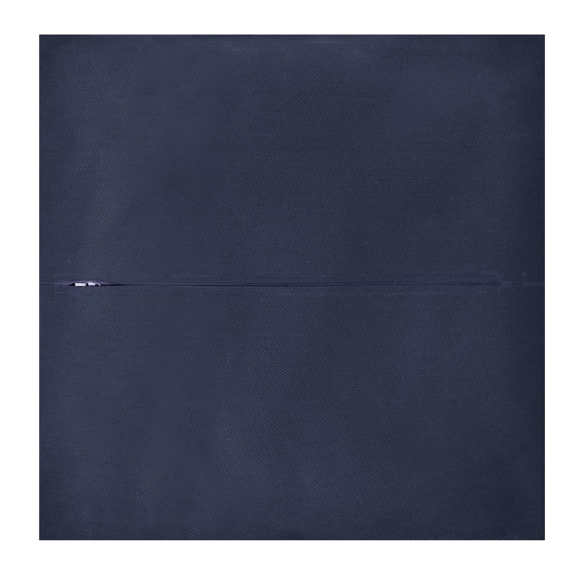 HappySnapGifts Cushion Back with Zip - (30cm Square) (Cotton Fabric - Navy Blue)