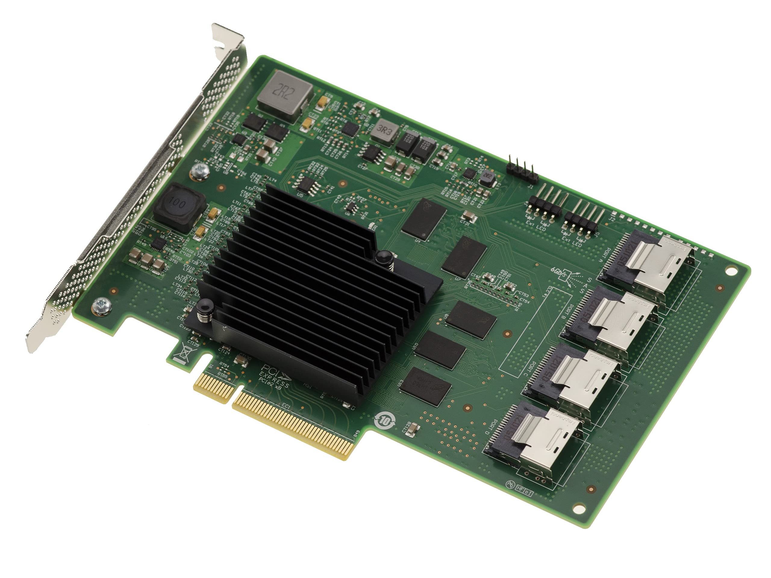 KALEA-INFORMATIQUE Tarjeta controladora PCIe 2.0 SAS 6GB 16 Puertos internos. Modelo OEM 9201-16I SAS 2116