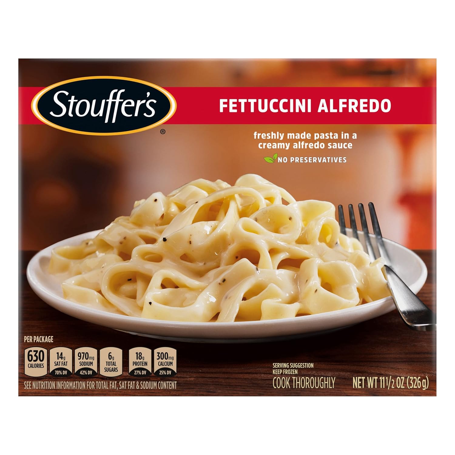 STOUFFER'S Fettuccini Alfredo, Frozen Meal