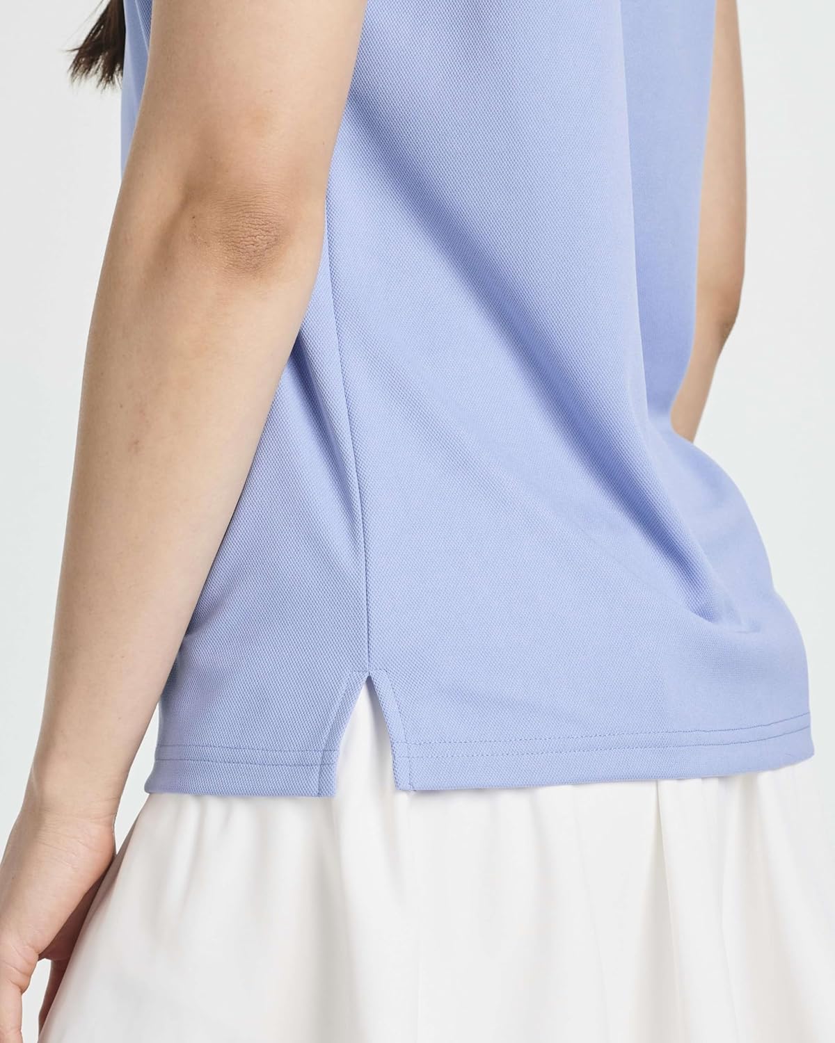 Real Essentials 3 Pack: Womens Short Sleeve Dry-Fit Performance Polo Shirt (Available in Plus) - Image 5