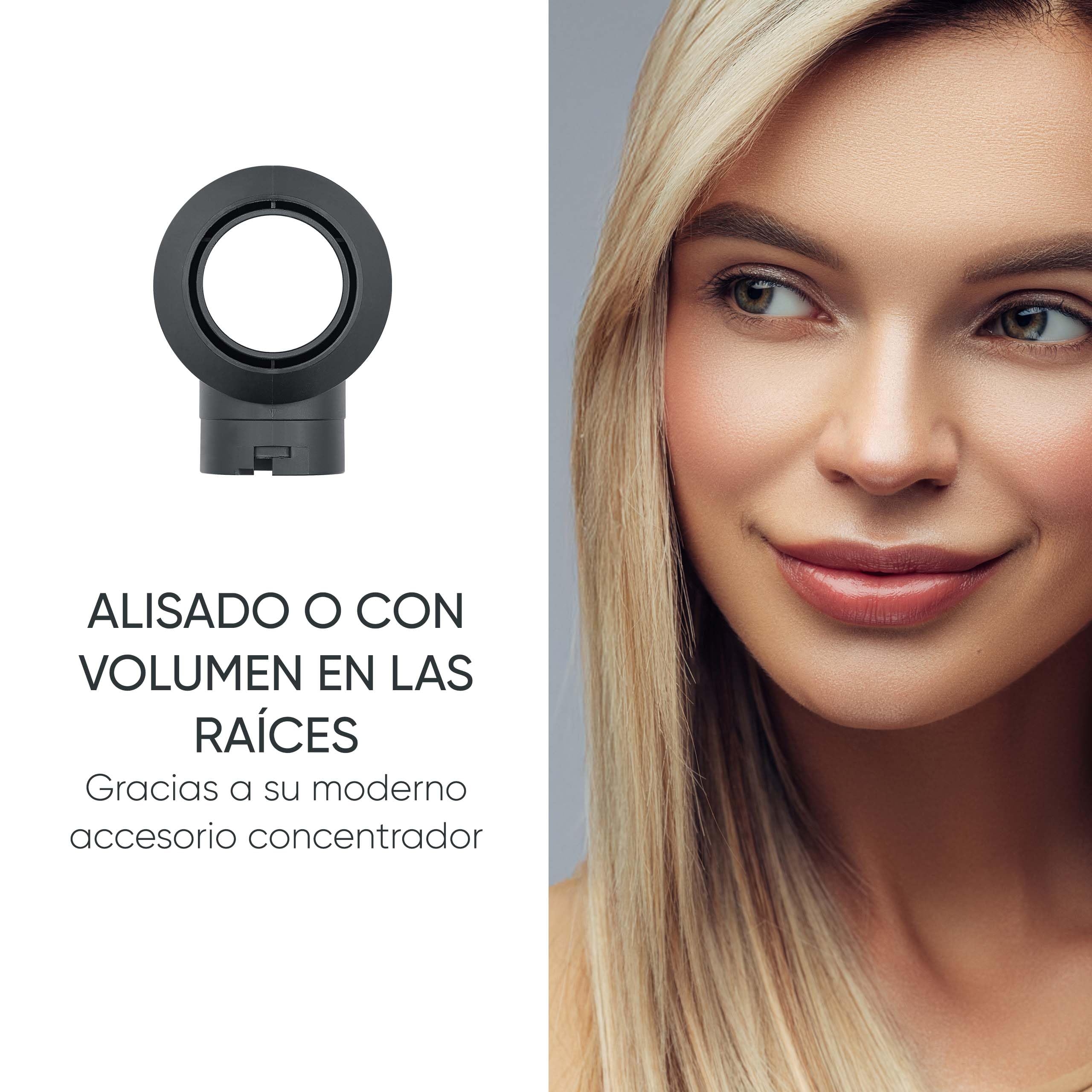SEVERIN Cepillo secador Multi Estilo 5 en 1, Cepillo eléctrico con 5 accesorios, 1500 vatios, Motor BLDC y Technología Iónica, Función autolimpieza, Negro, WL 0684