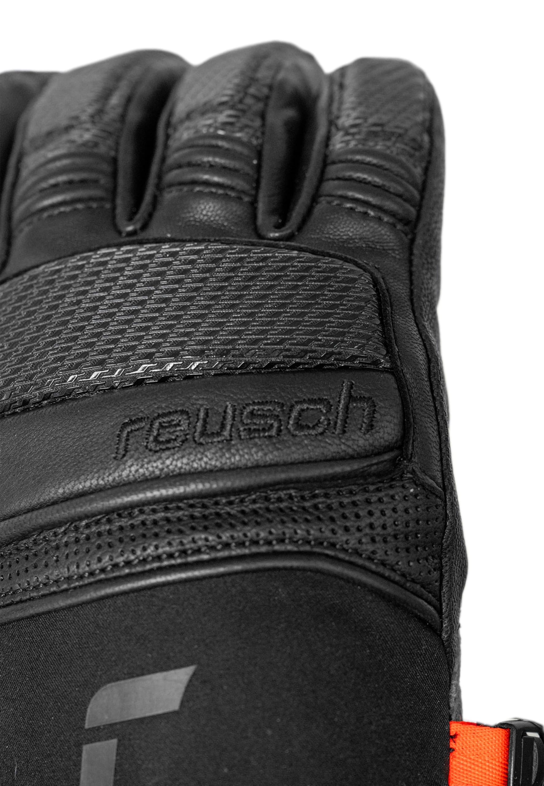 Reusch Alpine Master Unisex Skihandschuhe – Wasserabweisende & Winddichte Winterhandschuhe mit Ziegenleder, Knöchel- & Fingerpolsterung, Warm, Atmungsaktiv, Robust