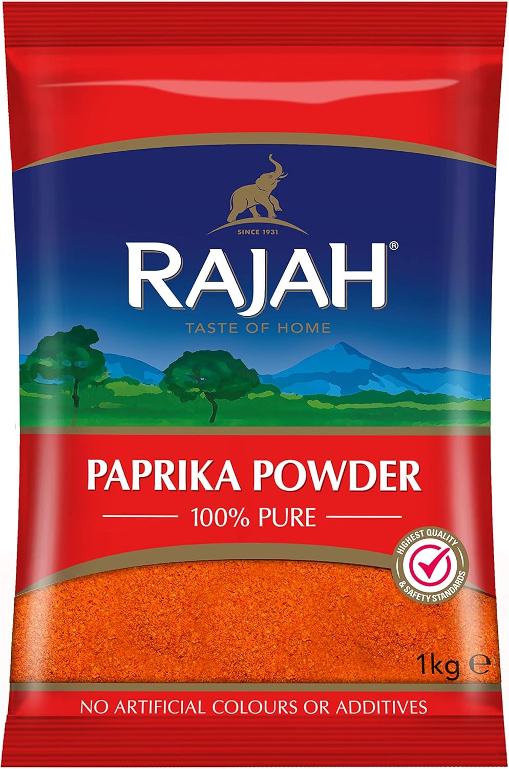 Rajah Spices Paprika Powder Paprika Ground Paprika (1kg) Amazon