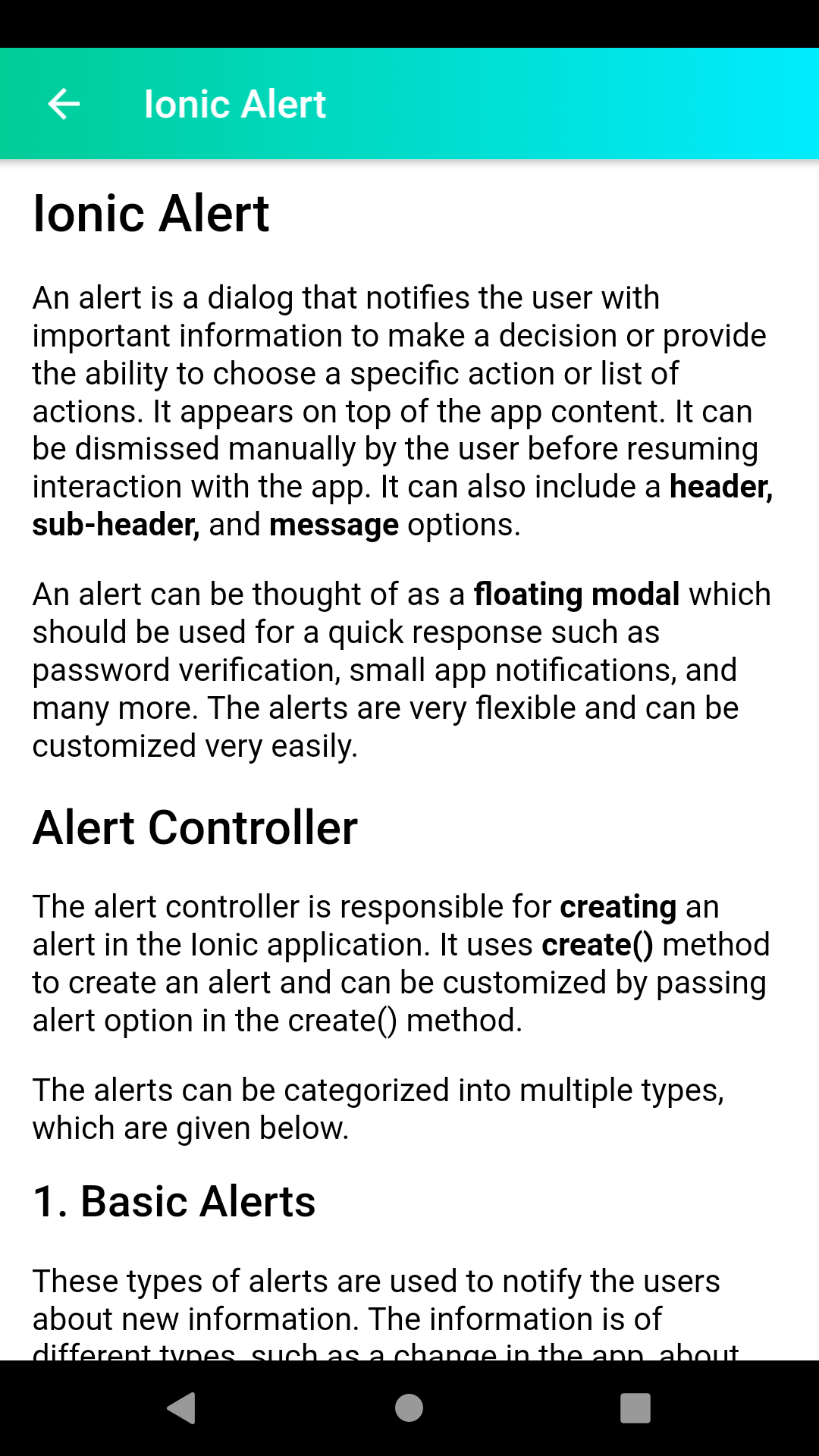 Guide for Ionic 4 - App on Amazon Appstore