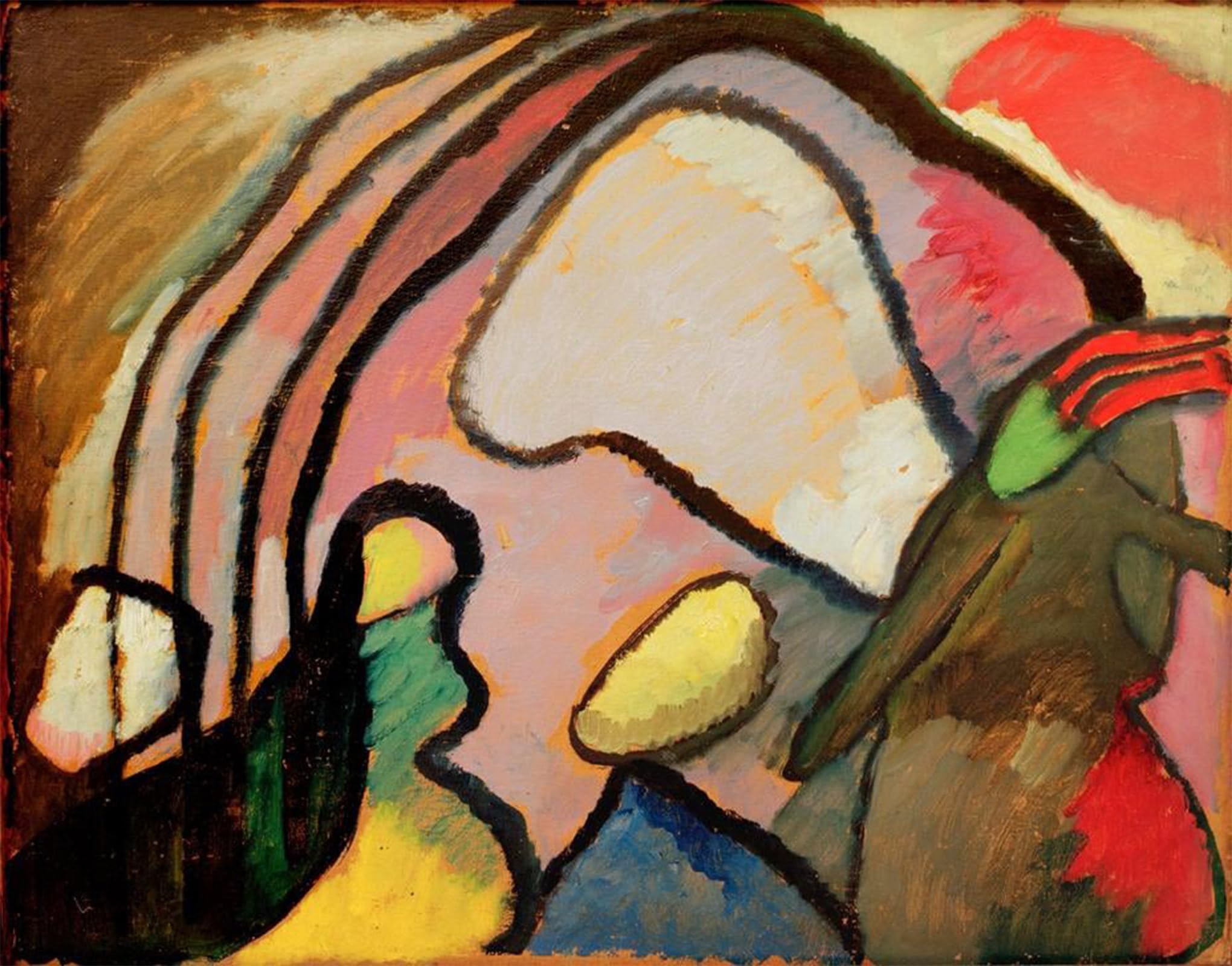 Toile Kandinsky Improvisation affiche art mural de prestige pour bureau - 5