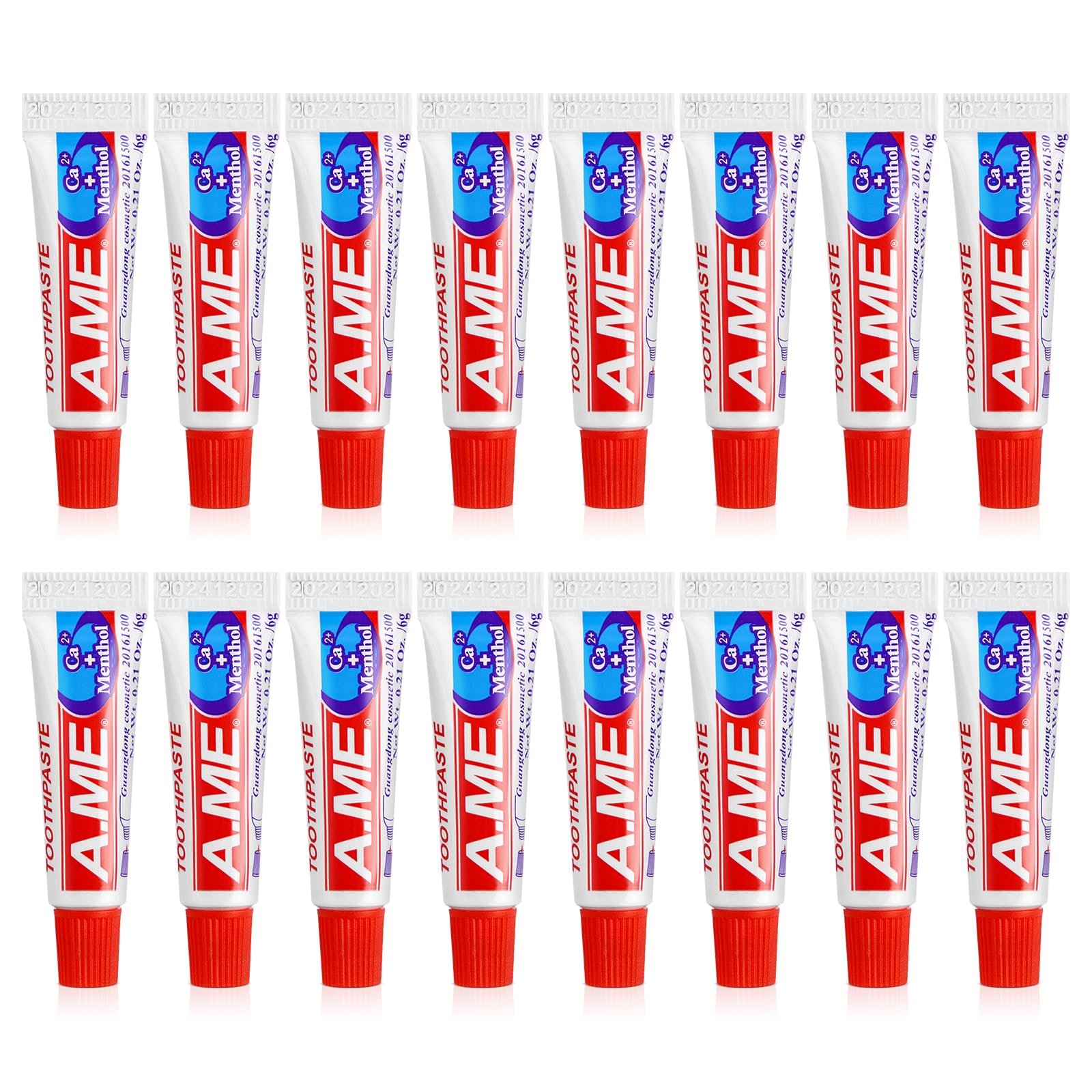 Toothpaste Bulk Travel Size, Disposable Small Travel Portable Pocket Size Toothpaste for Vacation Hotel, Shelter/Homeless/Nursing Home/Charity Mini