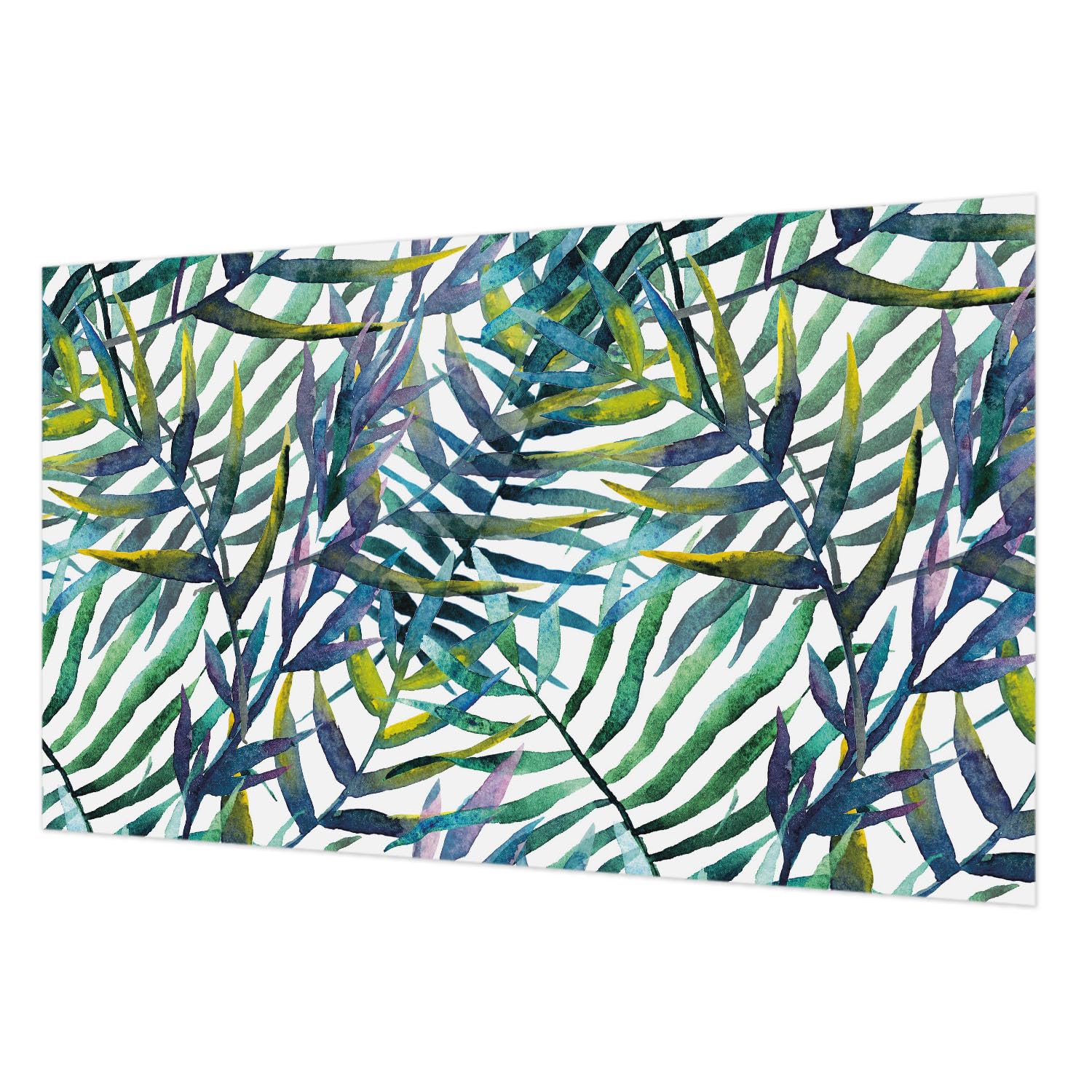 Papier peint intissé mural salon chambre décoration intérieure végétation exotique 416x254