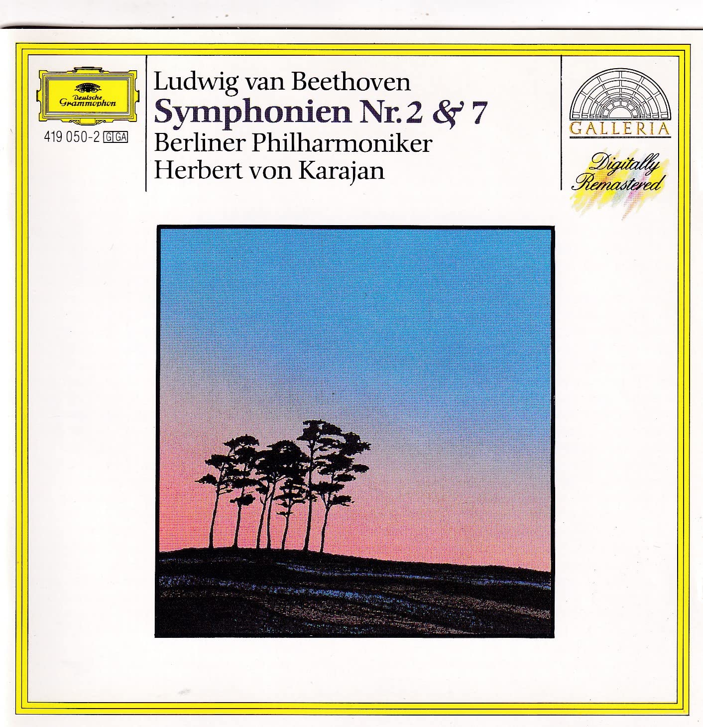 Symphonies 2 & 7 [Audio CD] Beethoven, Ludwig Van; Ludwig van Beethoven and Herbert von Karajan