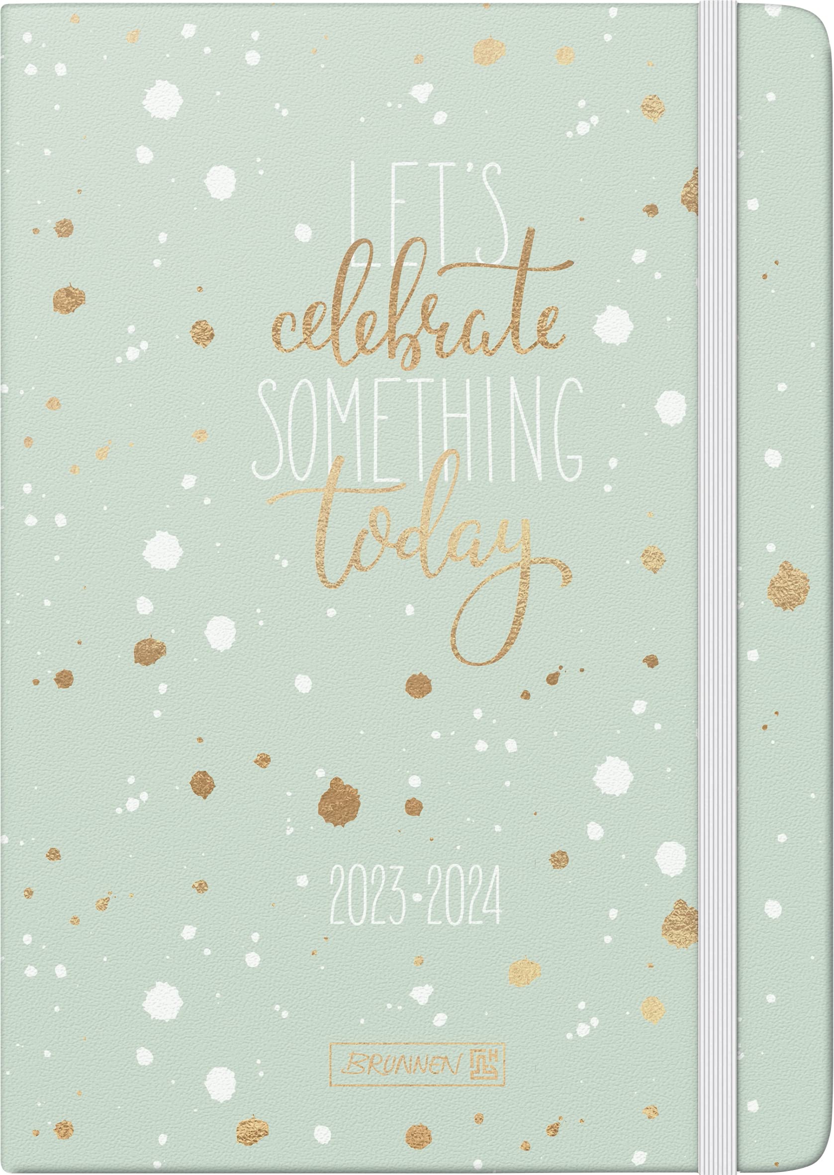 BRUNNEN Celebrate School Calendar 2023/2024 2 Pages = 1 Week A5 Mint