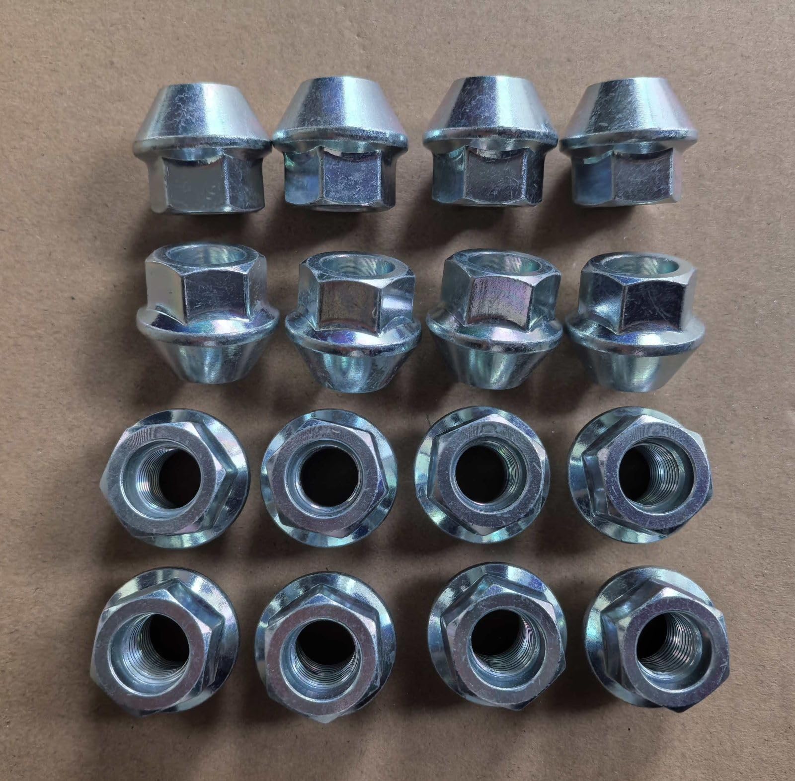 Photo 1 of 16PCS M14x1.50 Factory Style Wheel Lug Nuts 611-979 Replacement for 2012-2025 Dodge Ram 2500 3500 SRW, ?2011-2023 Dodge Charger, 18-22 Challenger, 21-25 Durango Steel Wheels Model