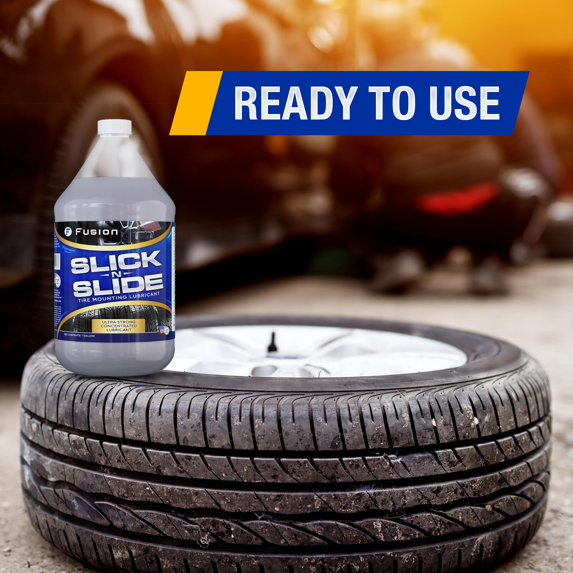 Amazon.com: Slick-n-Slide - Tire Lube for Changing Tires, Tire Mounting Lube  | Universal Lube for Car, Truck, Bike, Tractor | Tire Bead Sealer, Tire  Slime Sealant, Bike Tire Sealant