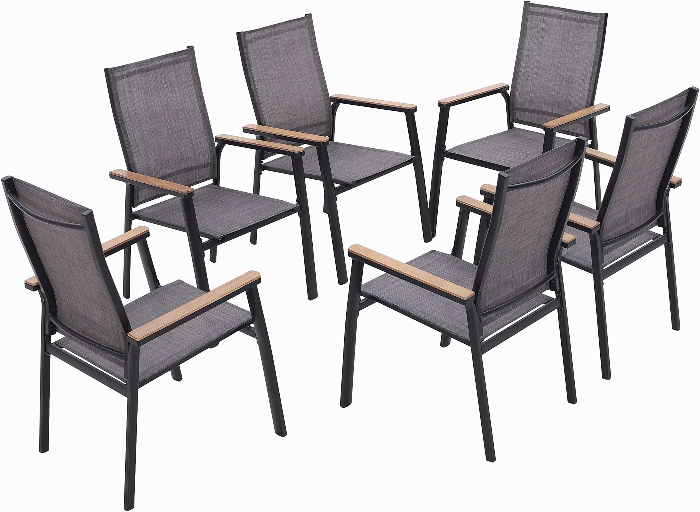 Casaria Polyrattan 2er Set Korbsessel Bali mit Auflage Armlehne Metall