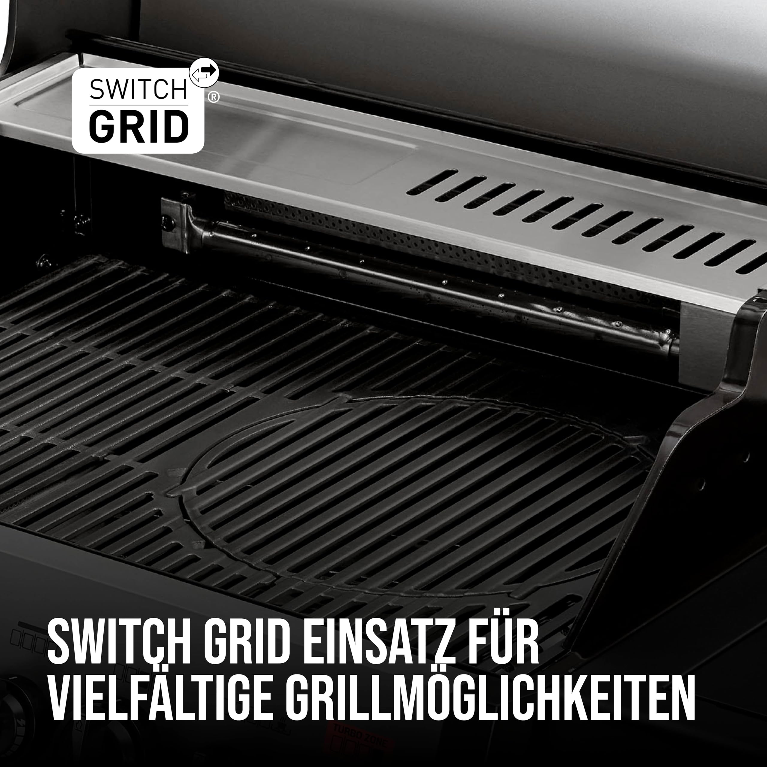 Enders® Gasgrill HYDE 4 SIKR Turbo, 4 Brenner aus Edelstahl für kraftvolles direktes und indirektes Grillen, 800 °C TURBO ZONE™, SWITCH GRID™, Infarot-Backburner und Seitenkocher, #8041