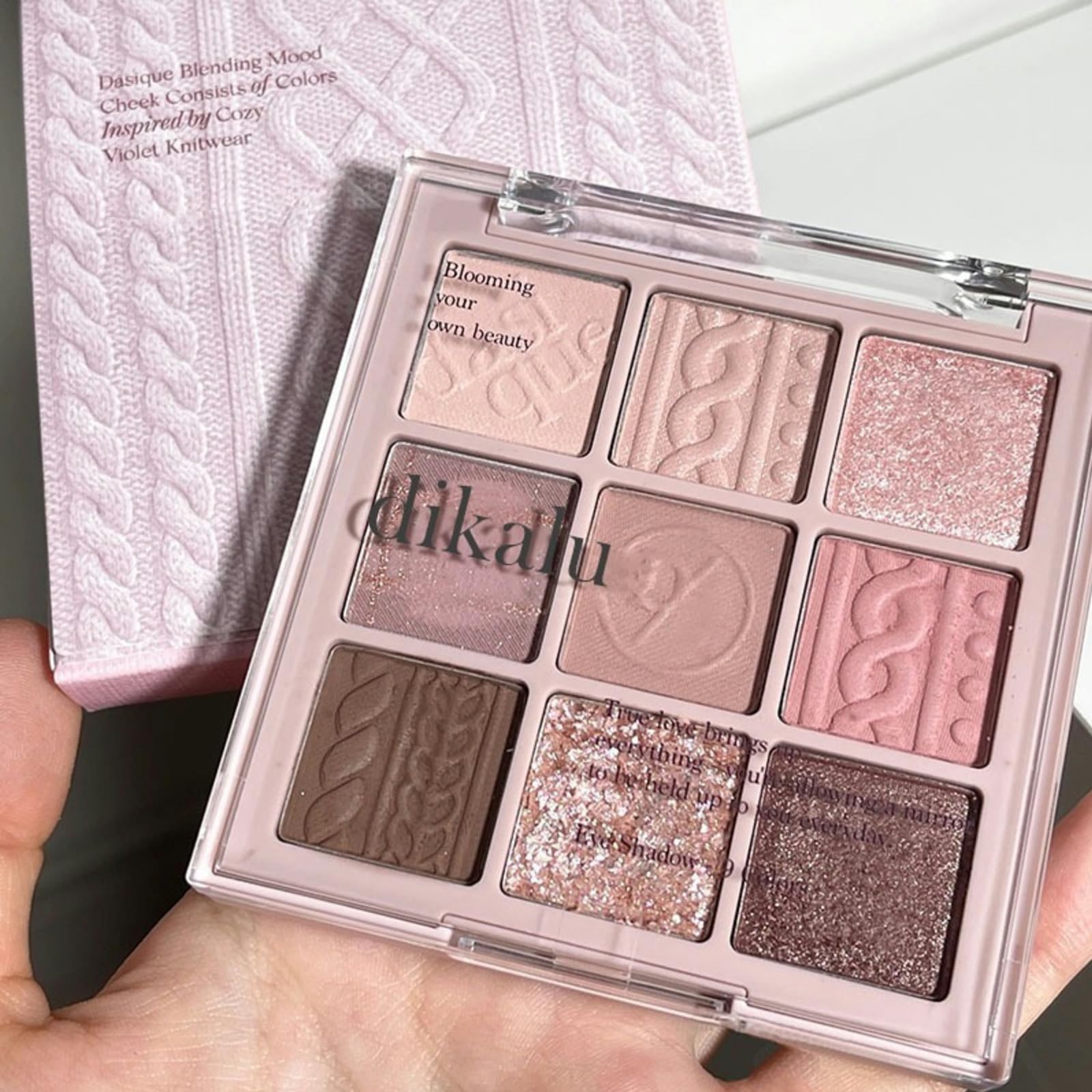 Amazon.com : 9Color Eyeshadow Palette Makeup, Matte Glitter
