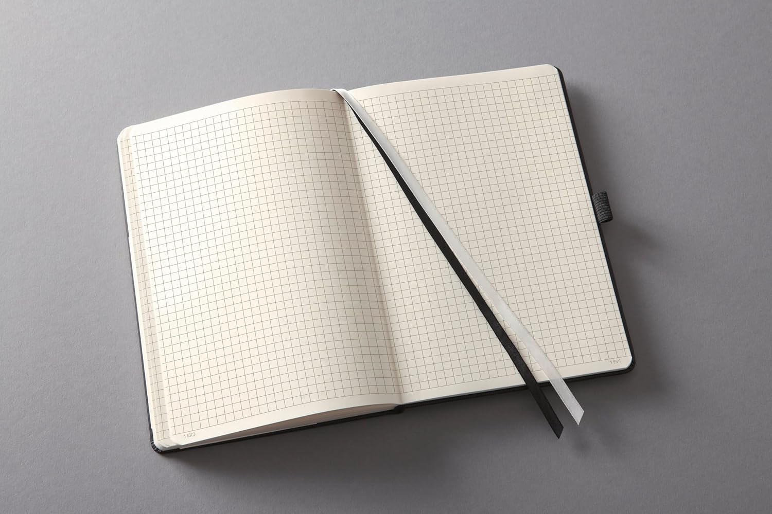 Sigel CO115 Notebook CONCEPTUM®, black, Hardcover, squared, size A4+, with numerous features