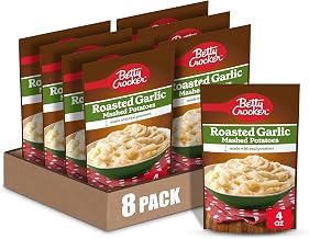 Roasted Garlic Mashed Potatoes, Made with Real Potatoes, 4 oz (Pack of 8)