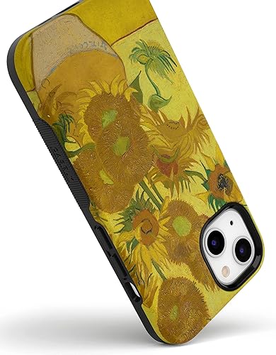 Vista 20 de Casely Funda para iPhone 13 Compatible con MagSafe Color Splash de medianoche Funda retro abstracta Color de medianoche Splash Abstracto