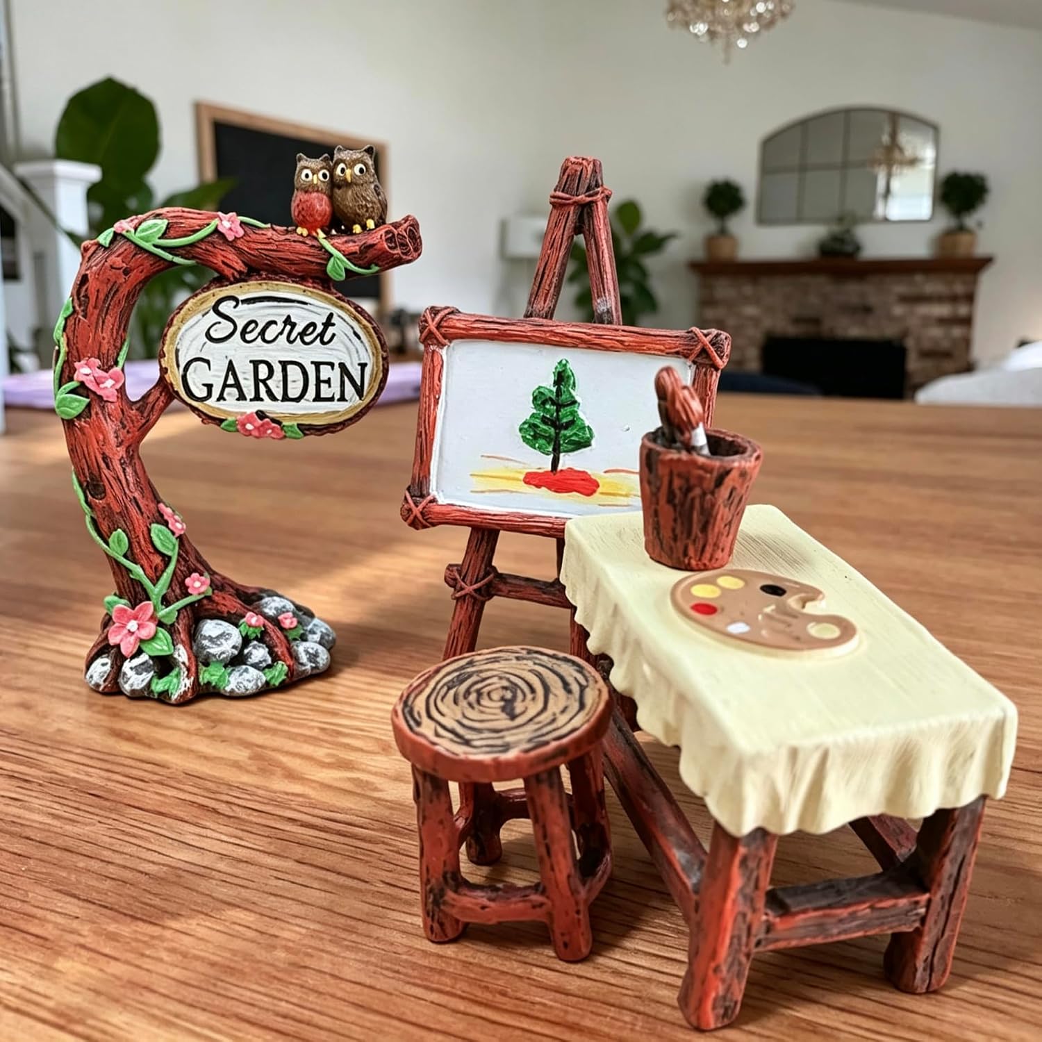 Skyflex Art-Studio Miniature Painting Garden 5Pcs Kit Resin Set