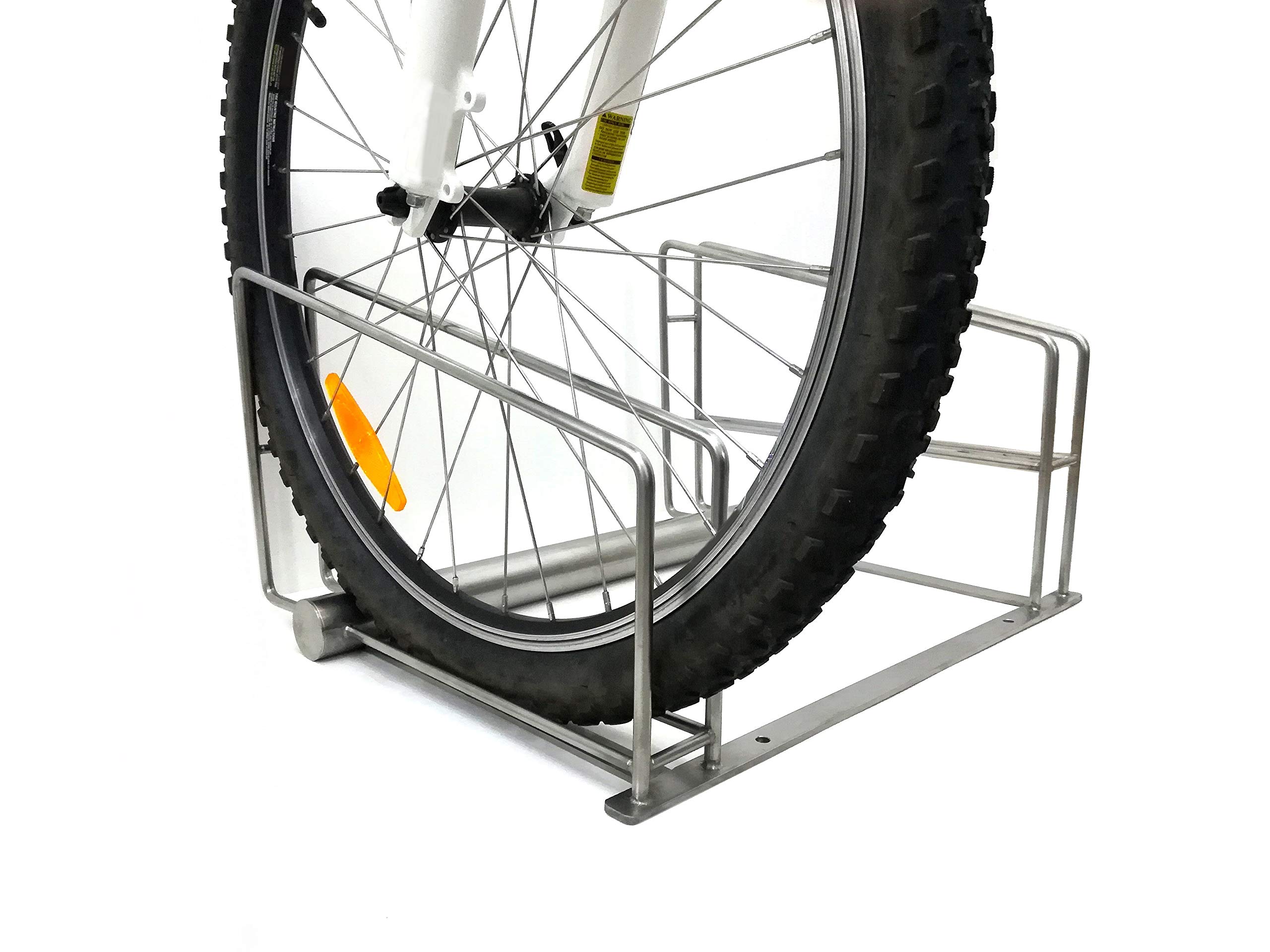 NAMOR Designer Fahrradständer Edelstahl – 2 Stellplätze, Handmade in Germany, Premium-Design für 20–29 Zoll Fahrräder & bis 2,4 Zoll Reifen Edelstahlprodukte Sport & Freizeit