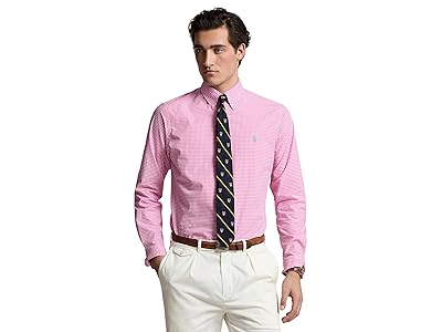 Polo Ralph Lauren Classic Fit Gingham Stretch Poplin Shirt Men
