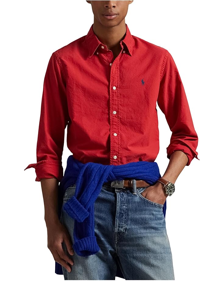 Polo Ralph Lauren Classic Fit Garment-Dyed Oxford Shirt - Main View
