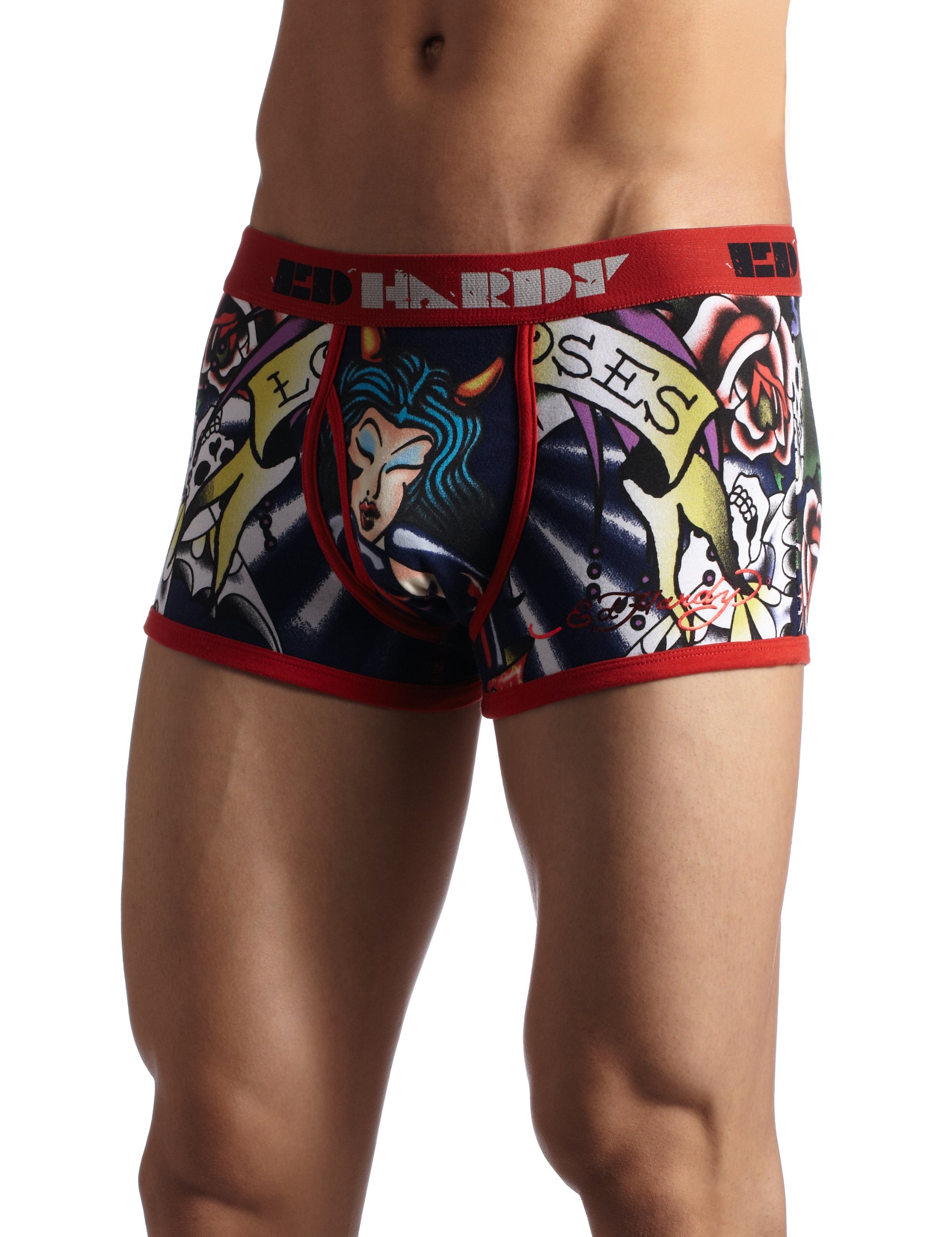 Ed Hardy Men's Love And Roses Trunk