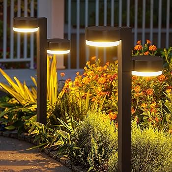 ELECLINK Solar Pathway Lights Outdoor Waterproof, 4 Pack