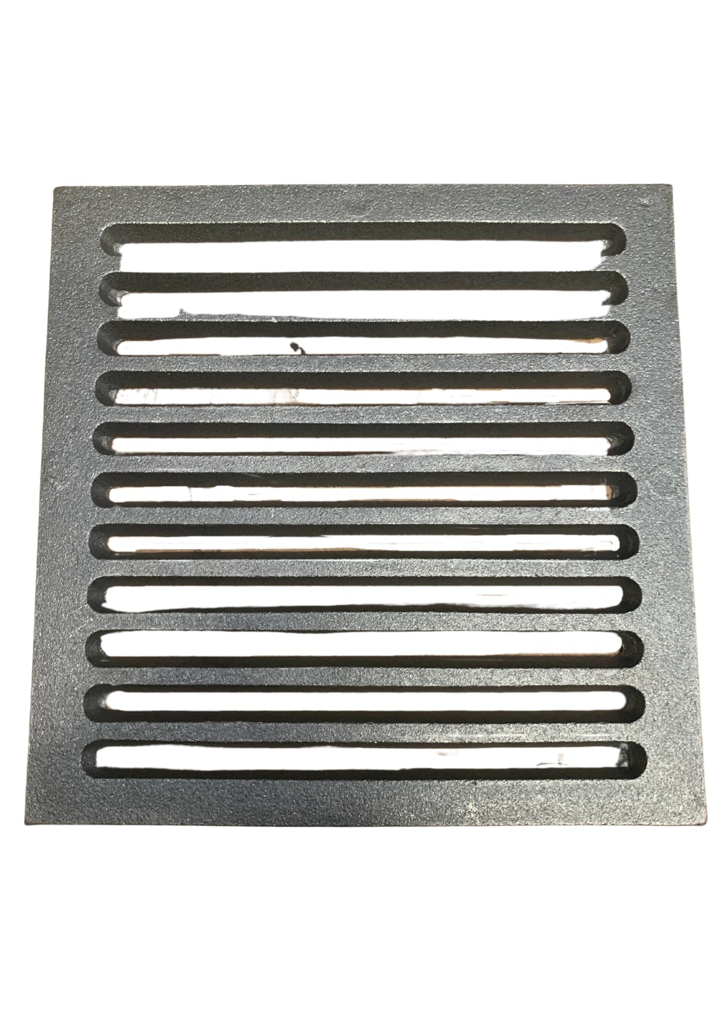 Griglia in ghisa per cenere, 23,5 x 23,5 cm, per camini e stufe a legna