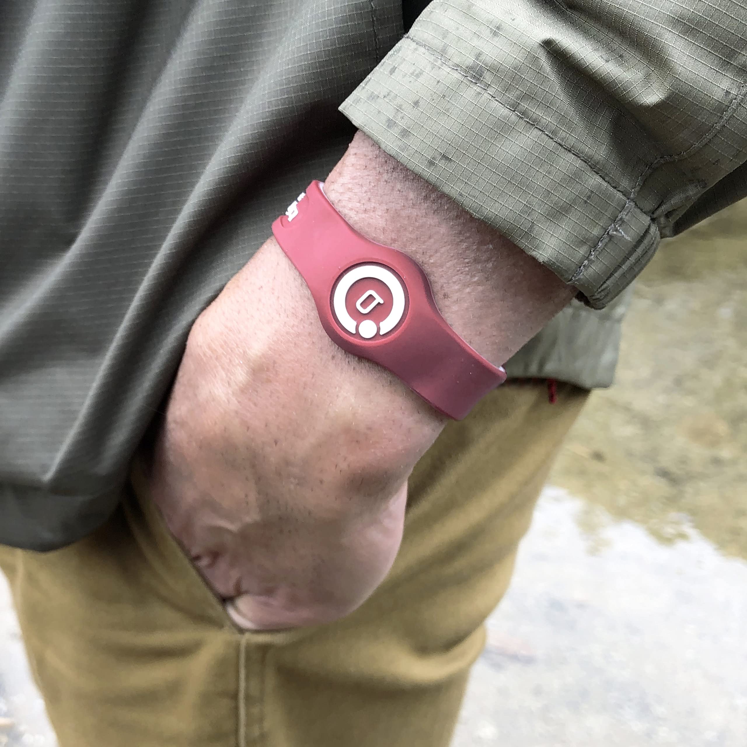 Bioflow Sport Flex Adjustable Magnetic Therapy Wristband Maroon