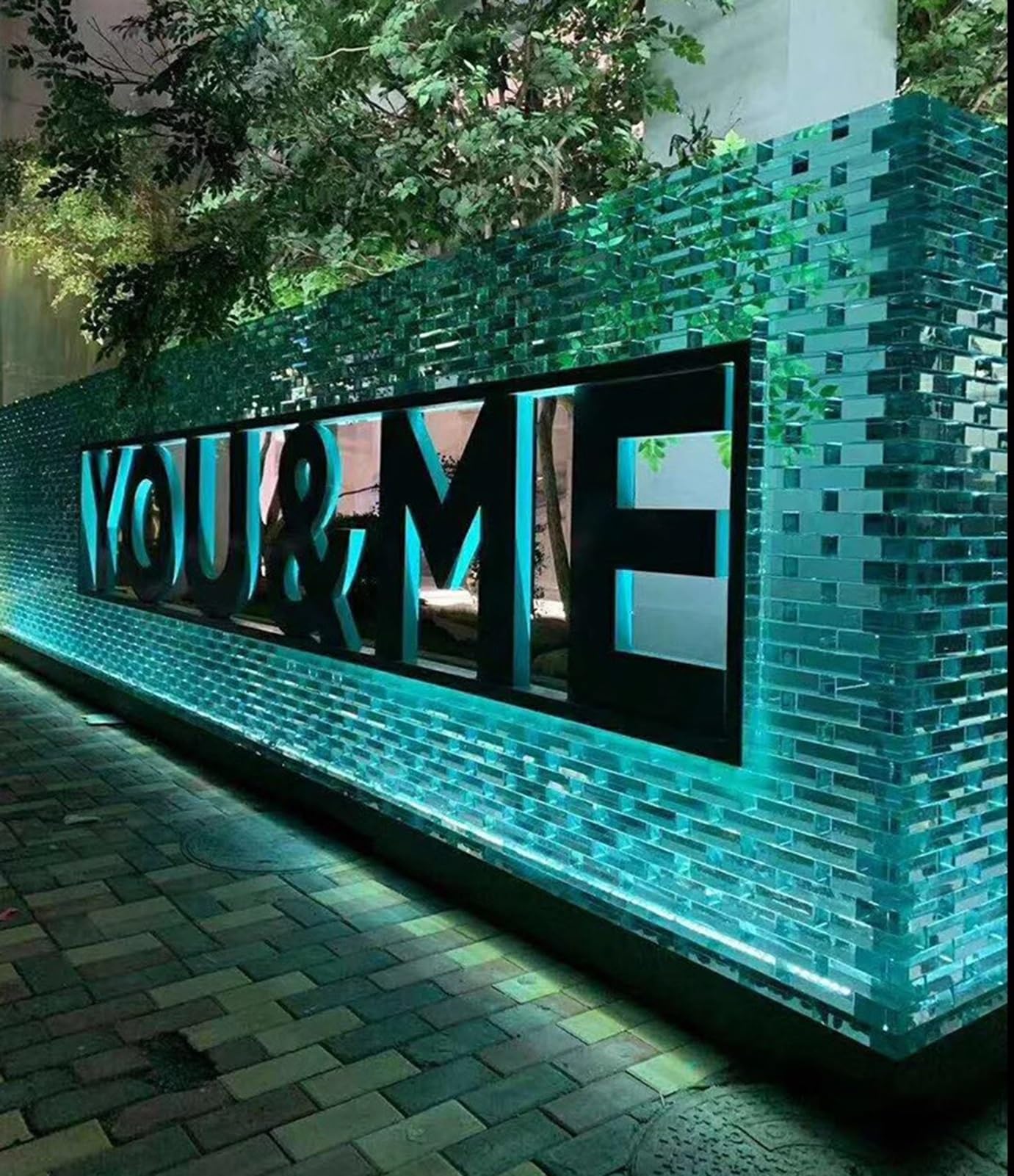 Ladrillos de cristal rectangulares de vidrio