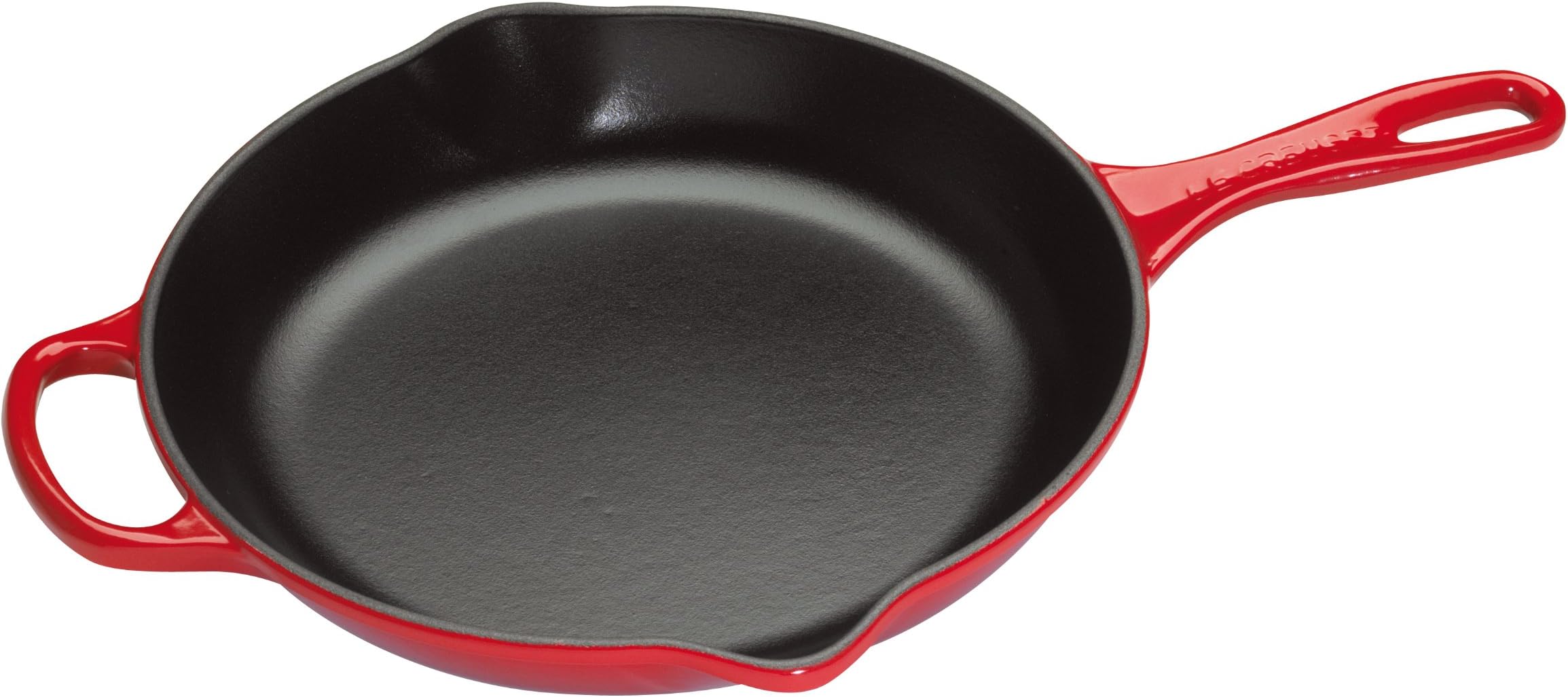 Le Creuset Enameled Cast Iron Signature Iron Handle Skillet, 10.25" (1-3/4 qt.), Cerise
